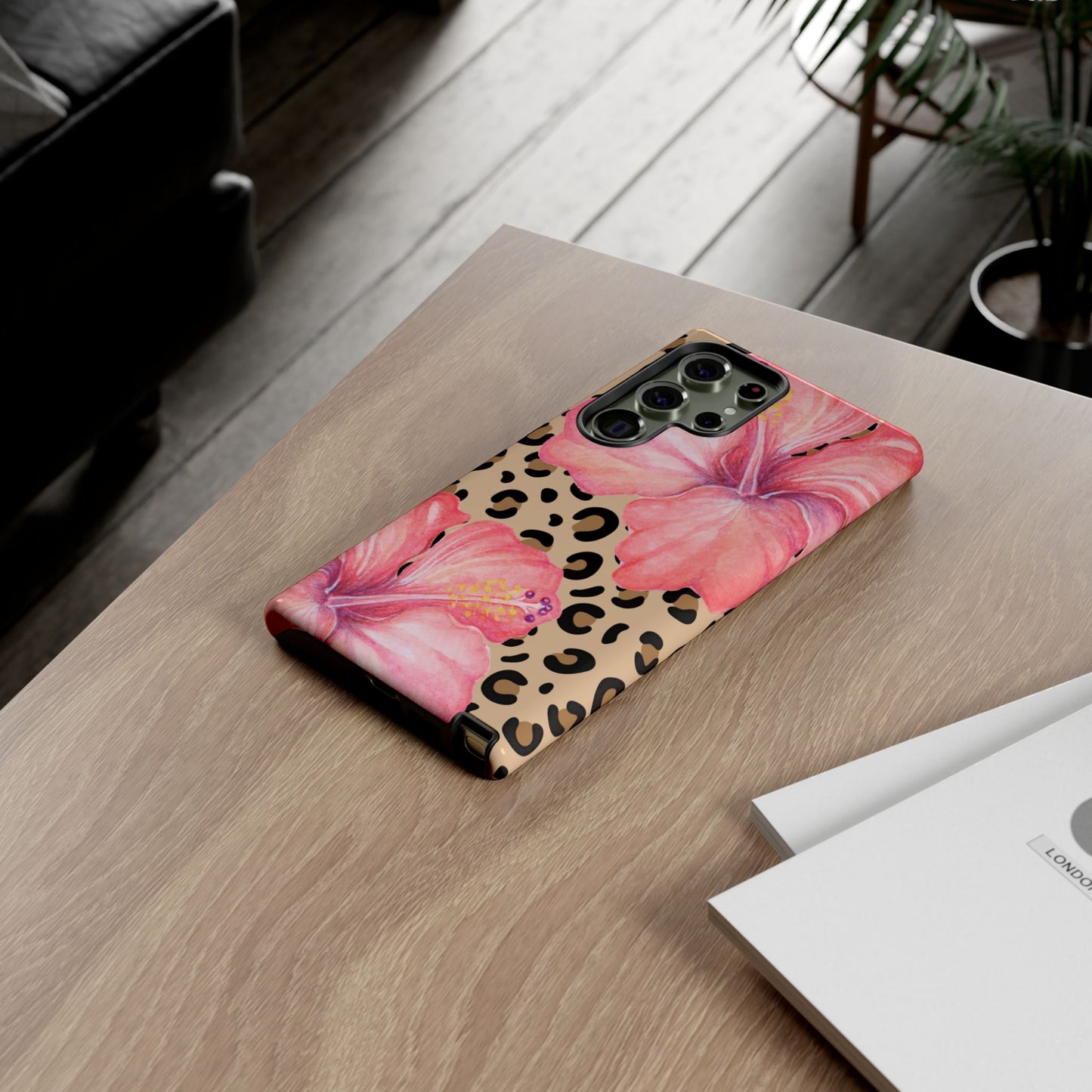 Leopard and Hibiscus SAMSUNG Tough Cases l Perfect for the Summer