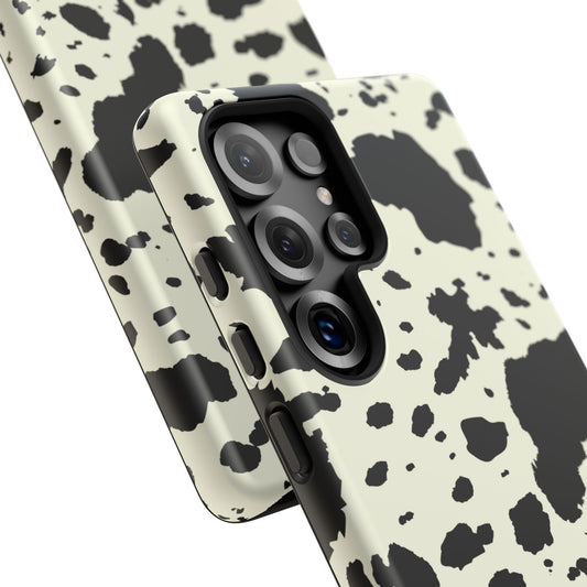 SAMSUNG Cow Print Tough Phone Cases l Durable Protection