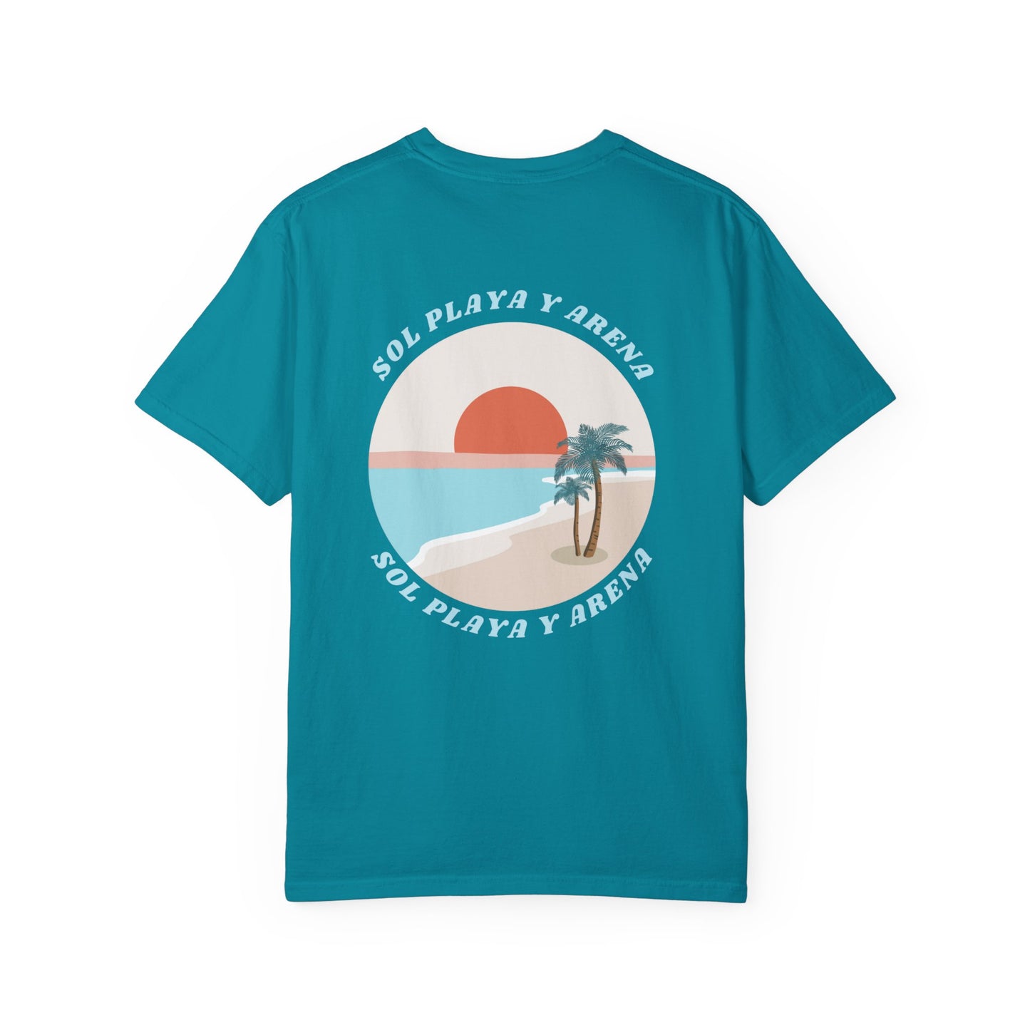 "Sol, Playa, y Arena" Beach Vibe T-Shirt Summer Apparel l Unisex Casual Wear
