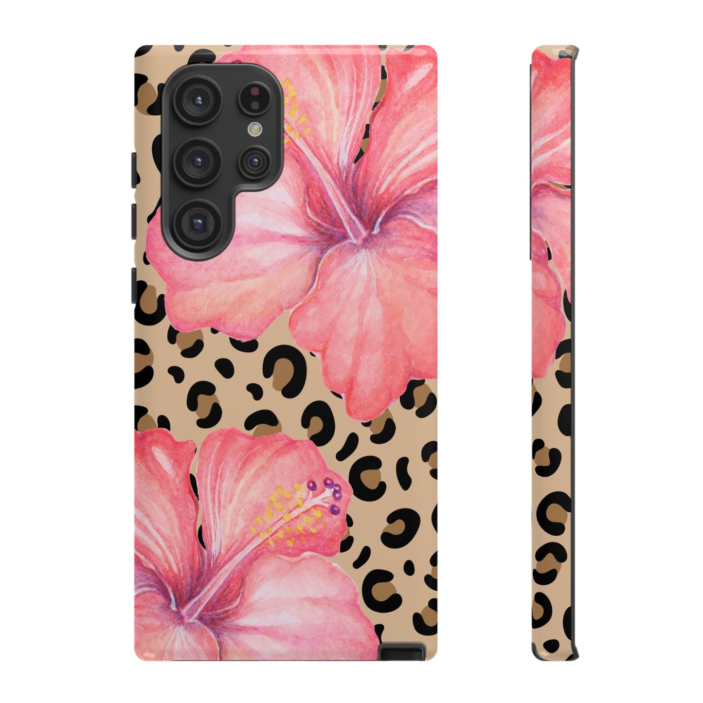Leopard and Hibiscus SAMSUNG Tough Cases l Perfect for the Summer