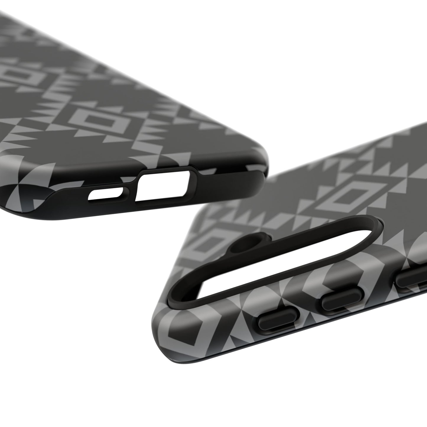 SAMSUNG Tribal Pattern Black and Grey Tough Phone Case | MADE FOR HIM AND HER
