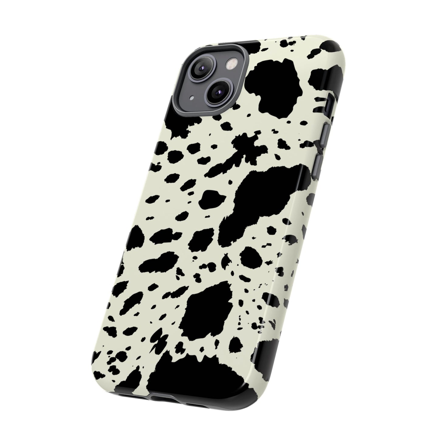 iPHONE Cow Print Tough Phone Cases l Durable Protection