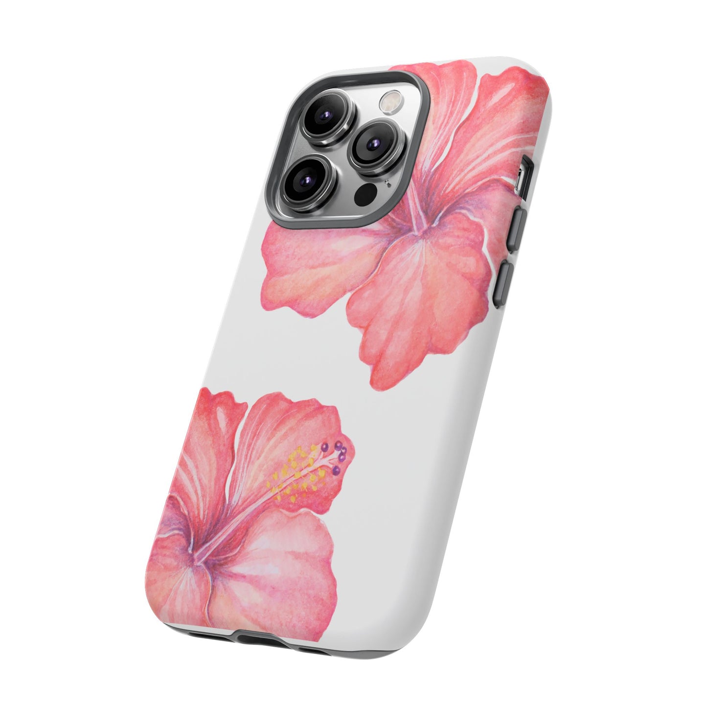 iPHONE Hibiscus Tough Case l Summer Vibe Mobile Case