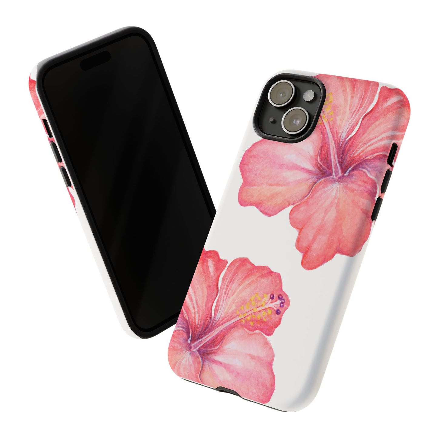 iPHONE Hibiscus Tough Case l Summer Vibe Mobile Case