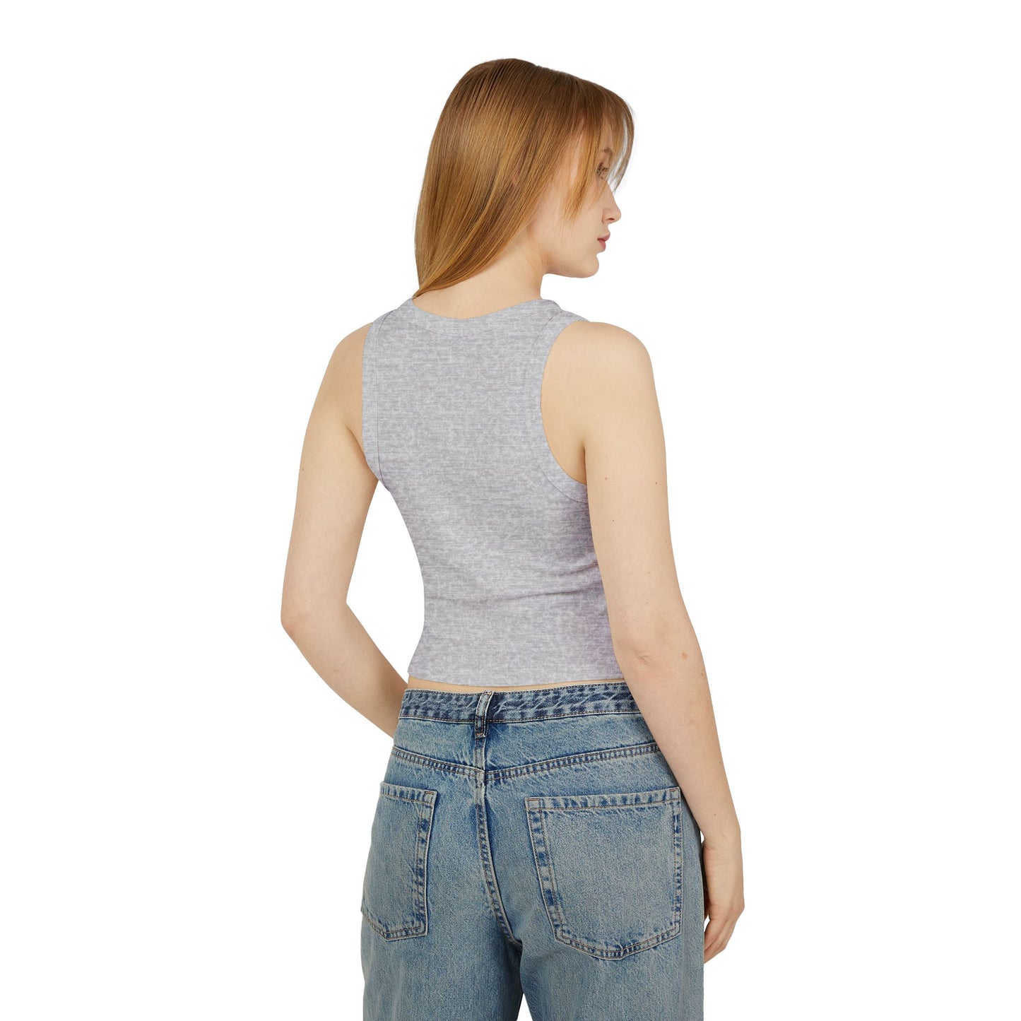 "A Little Bit Dramatic" - Cute Women's Micro Rib Racer Tank Top