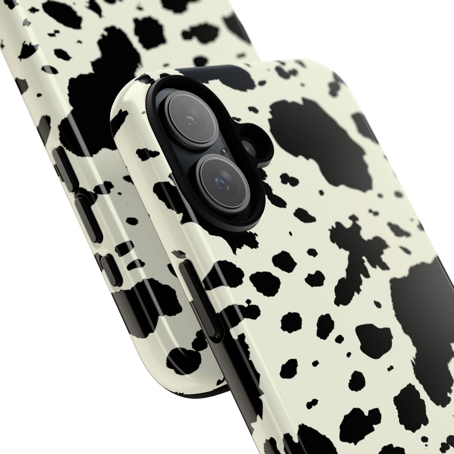 iPHONE Cow Print Tough Phone Cases l Durable Protection