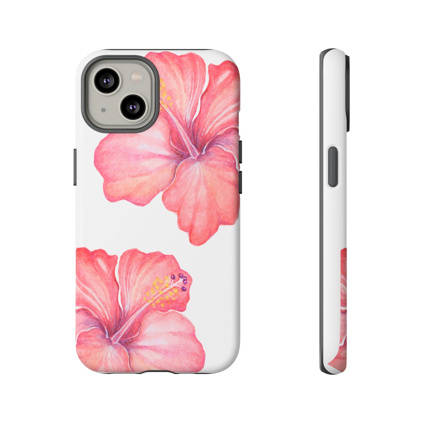 iPHONE Hibiscus Tough Case l Summer Vibe Mobile Case