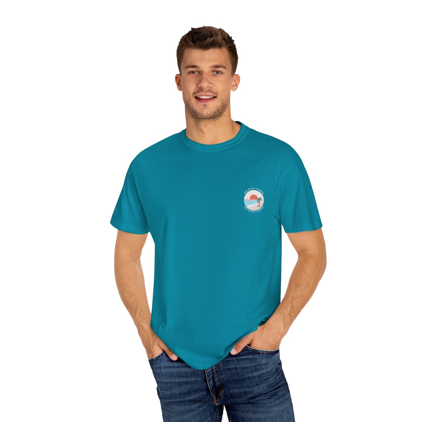 "Sol, Playa, y Arena" Beach Vibe T-Shirt Summer Apparel l Unisex Casual Wear
