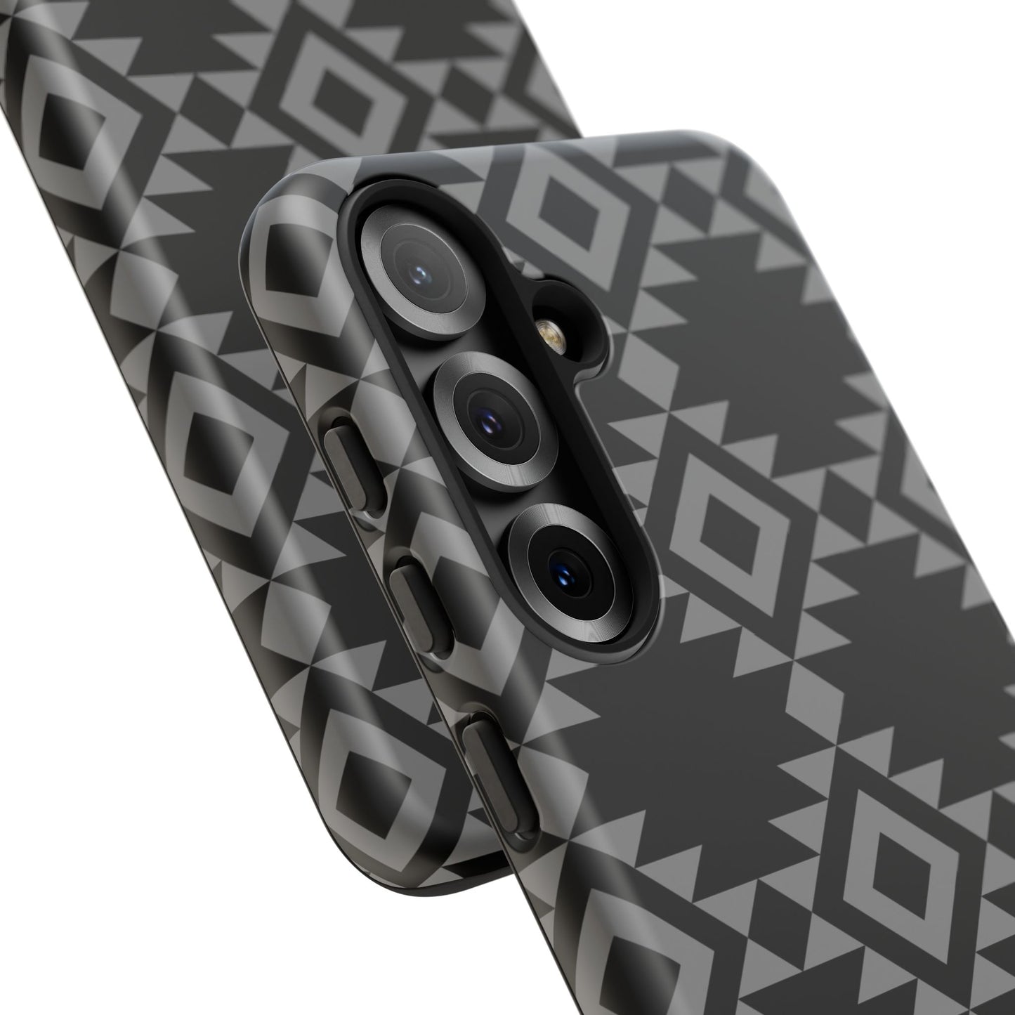 SAMSUNG Tribal Pattern Black and Grey Tough Phone Case | MADE FOR HIM AND HER