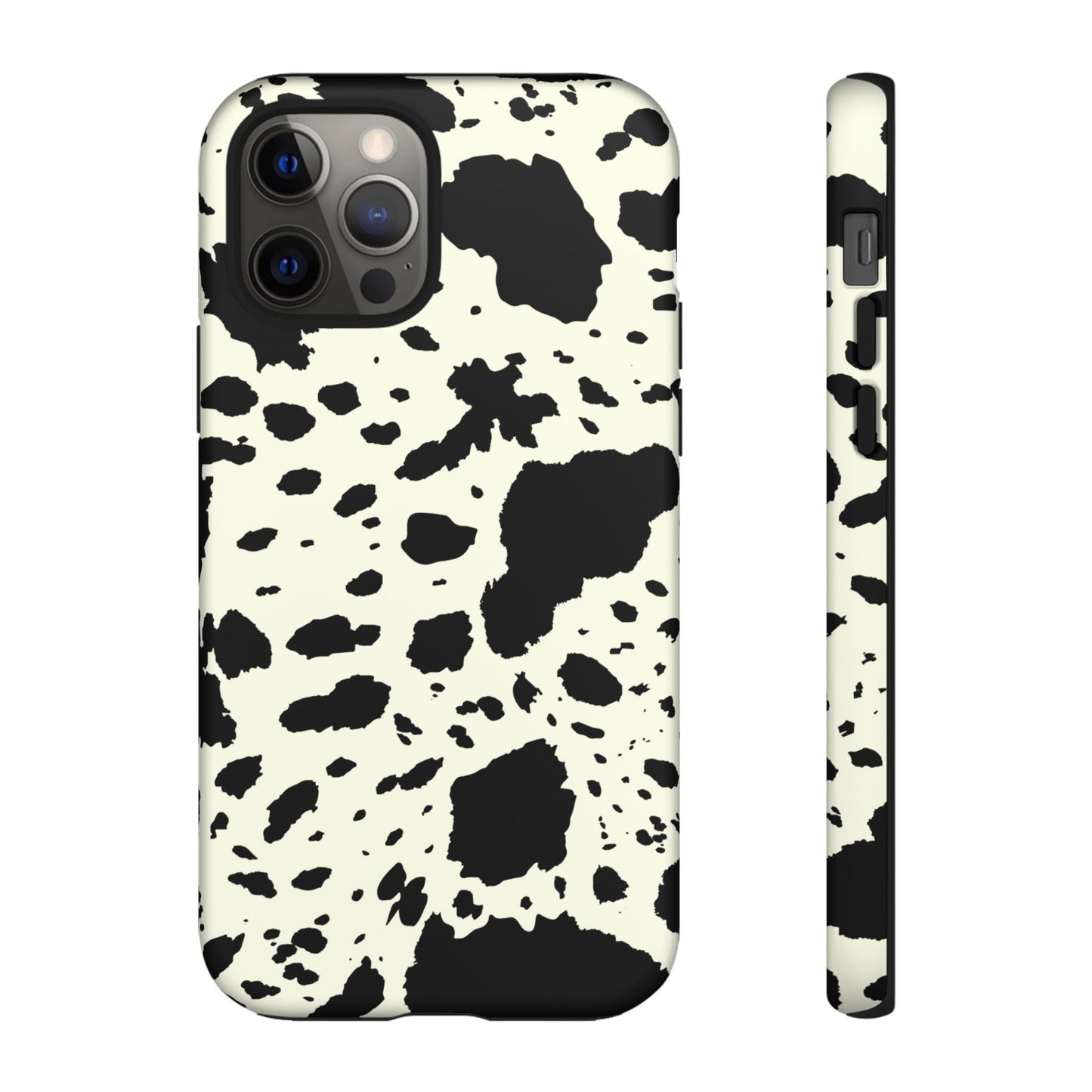 iPHONE Cow Print Tough Phone Cases l Durable Protection