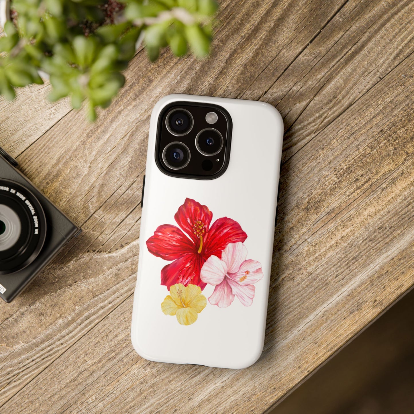 iPHONE Hibiscus Tough Cases l Tropical Vibe