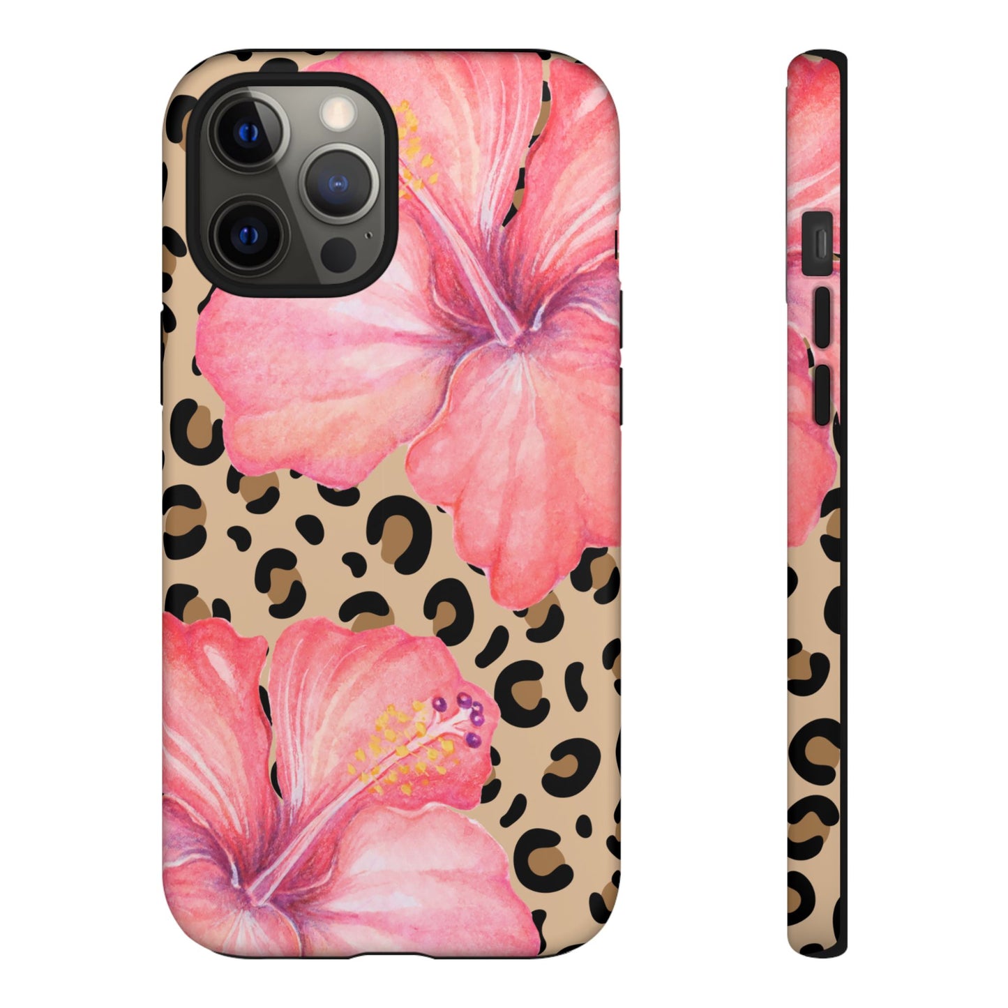 Leopard and Hibiscus iPHONE Tough Cases l Perfect for the Summer