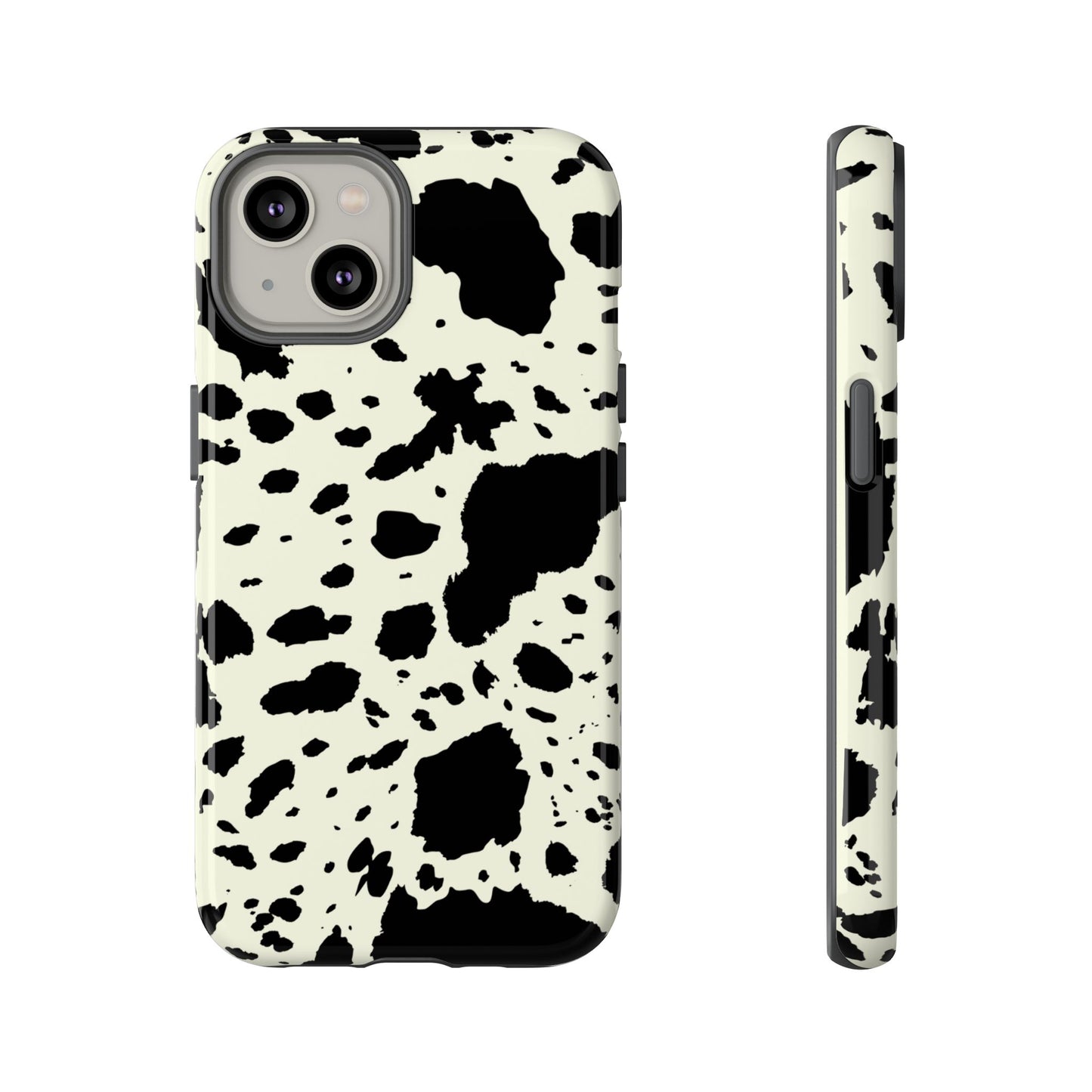 iPHONE Cow Print Tough Phone Cases l Durable Protection