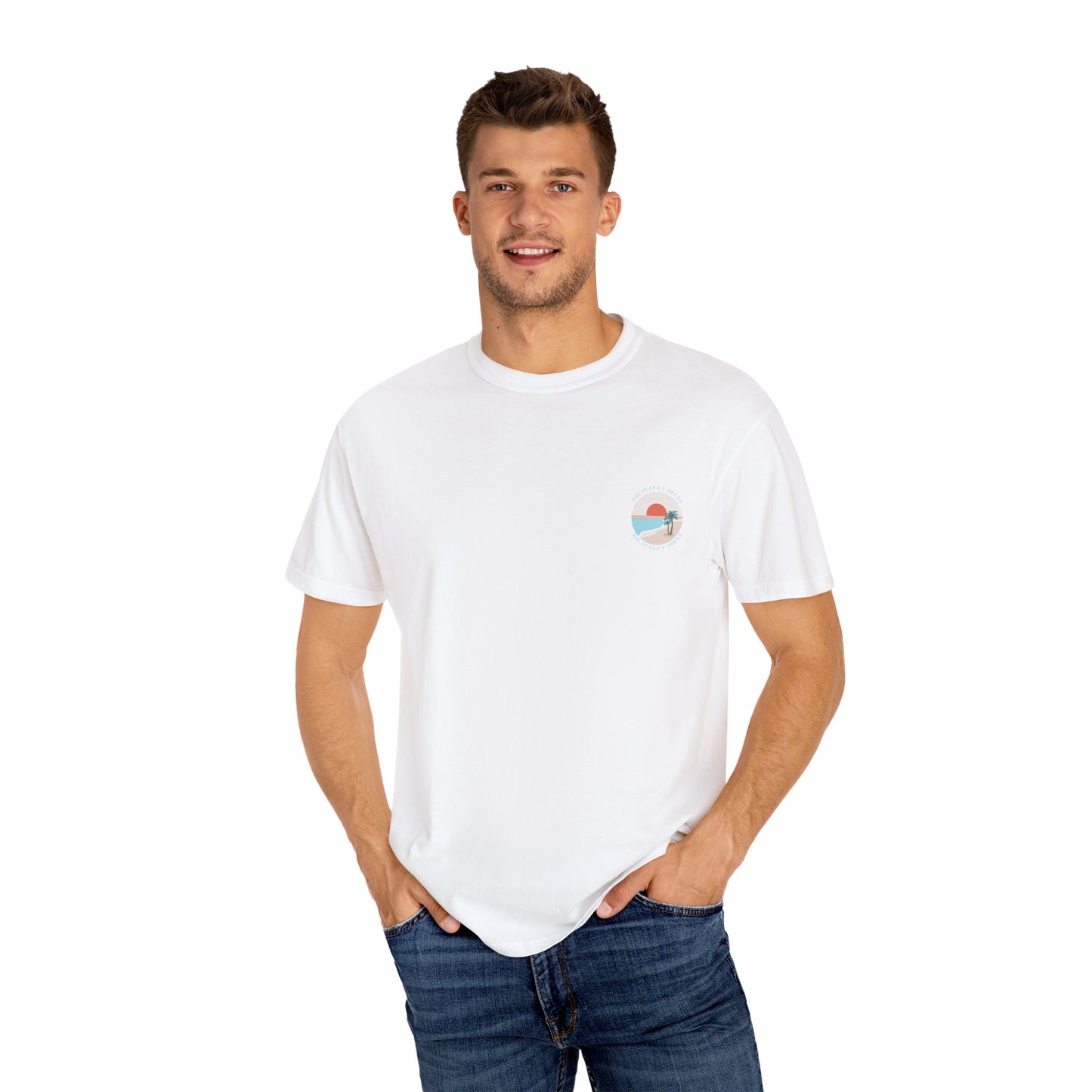"Sol, Playa, y Arena" Beach Vibe T-Shirt Summer Apparel l Unisex Casual Wear