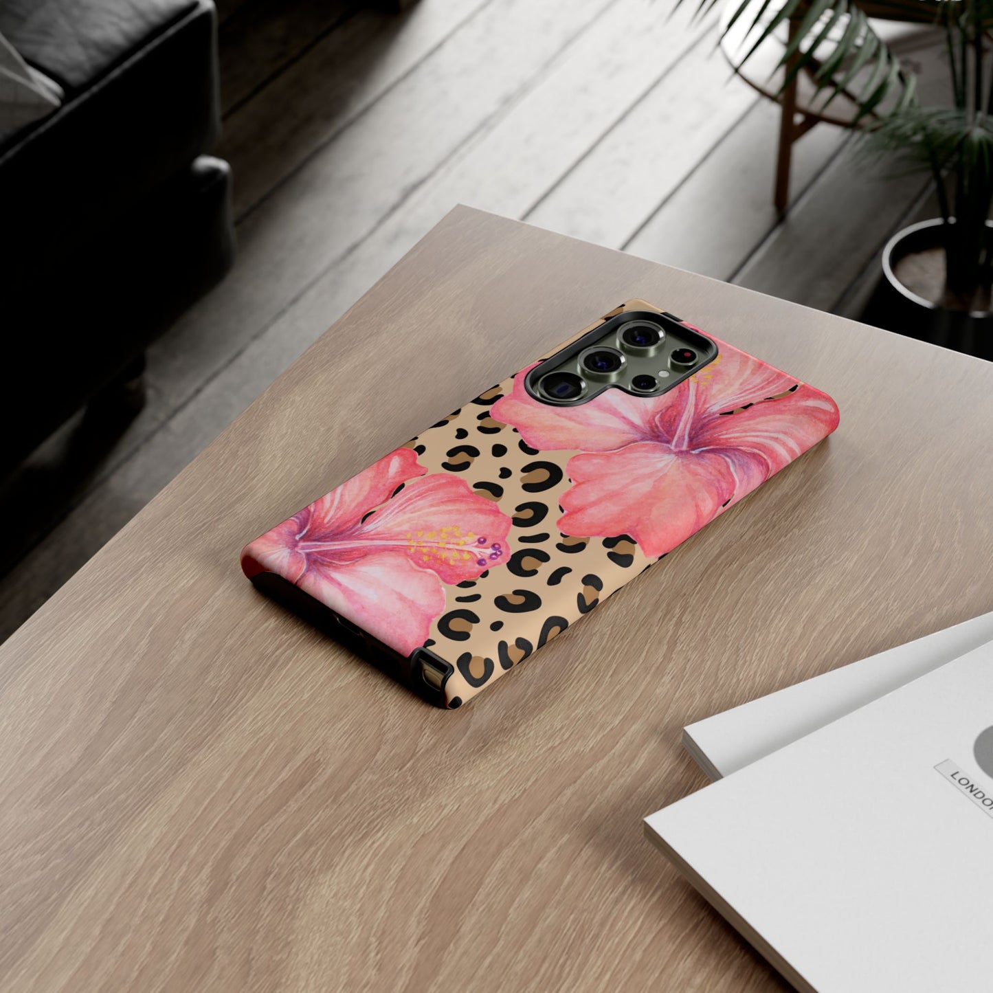 Leopard and Hibiscus SAMSUNG Tough Cases l Perfect for the Summer