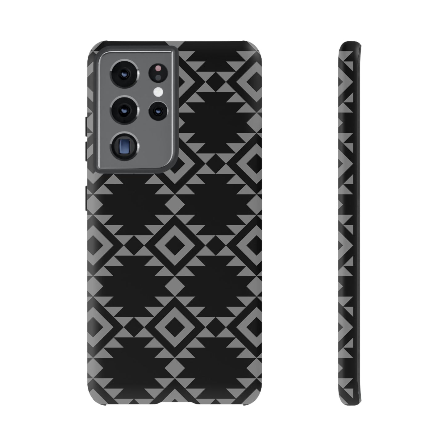 SAMSUNG Tribal Pattern Black and Grey Tough Phone Case | MADE FOR HIM AND HER