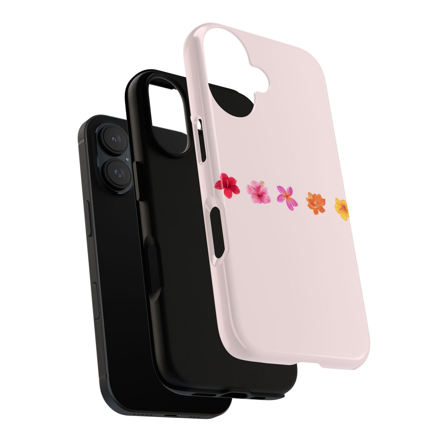 iPHONE Flower-Patterned Phone Case l Tough Cases for Women