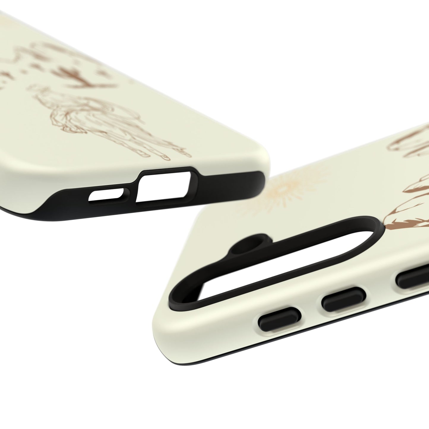 SAMSUNG Cowboy Riding into the Sunset Tough Phone Case