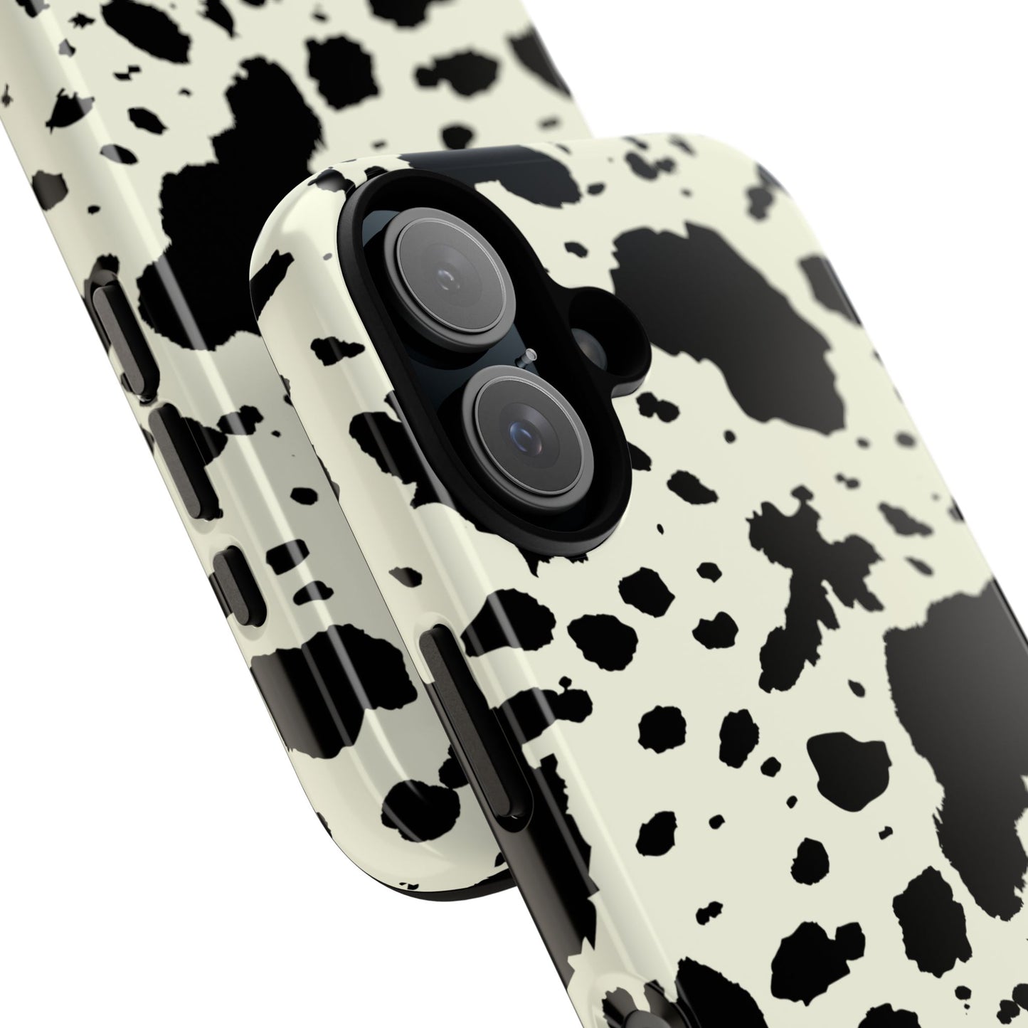 iPHONE Cow Print Tough Phone Cases l Durable Protection