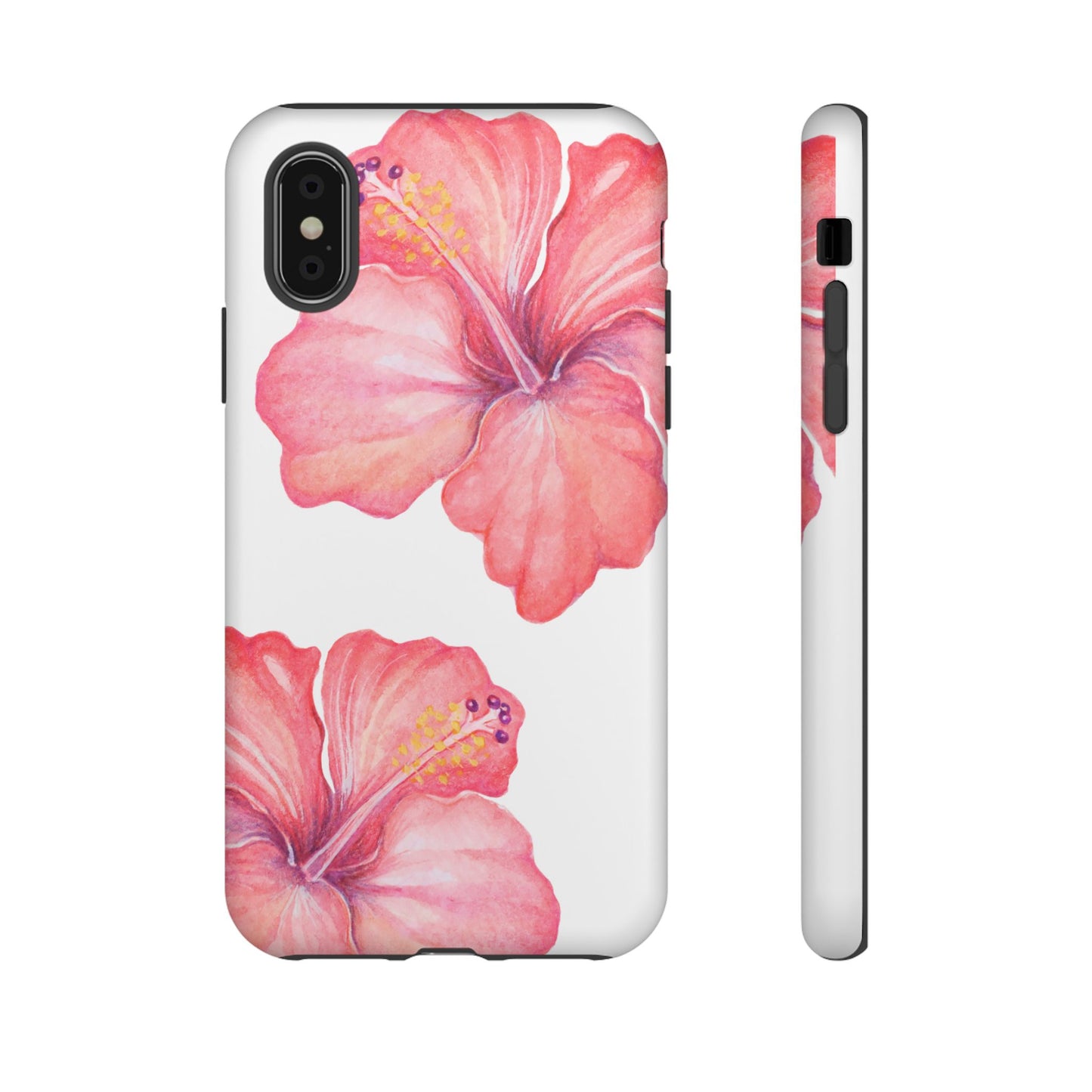 iPHONE Hibiscus Tough Case l Summer Vibe Mobile Case