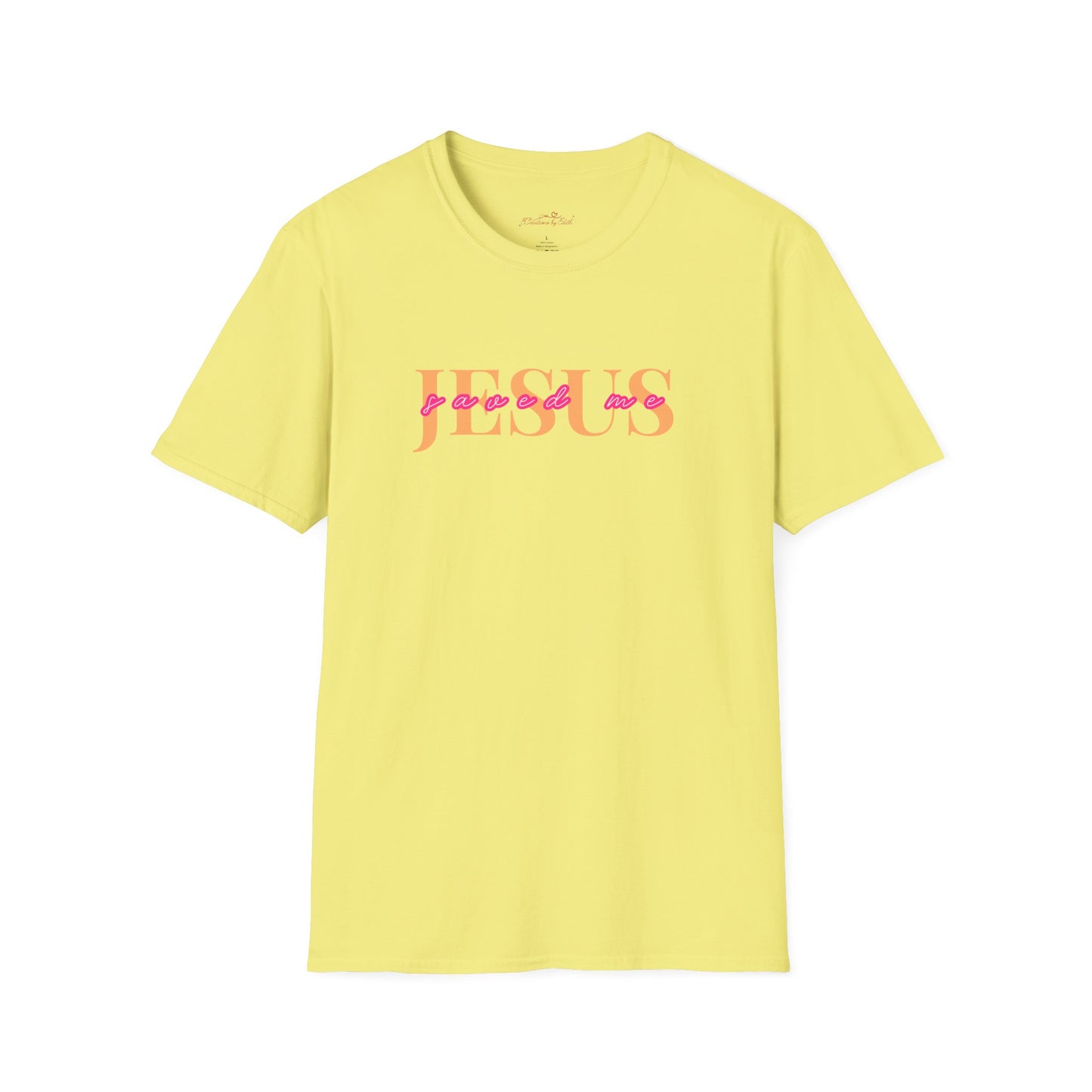 "Jesus Saved Me" - Soft Style T-Shirt l Perfect for Everyday Wear
