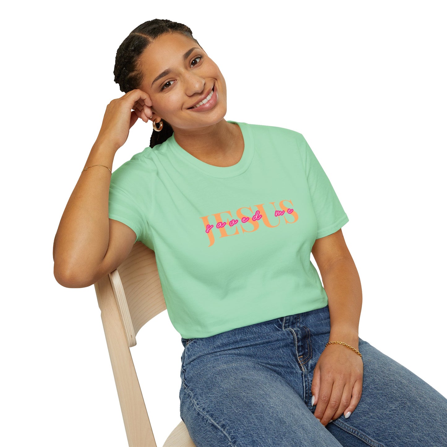 "Jesus Saved Me" - Soft Style T-Shirt l Perfect for Everyday Wear