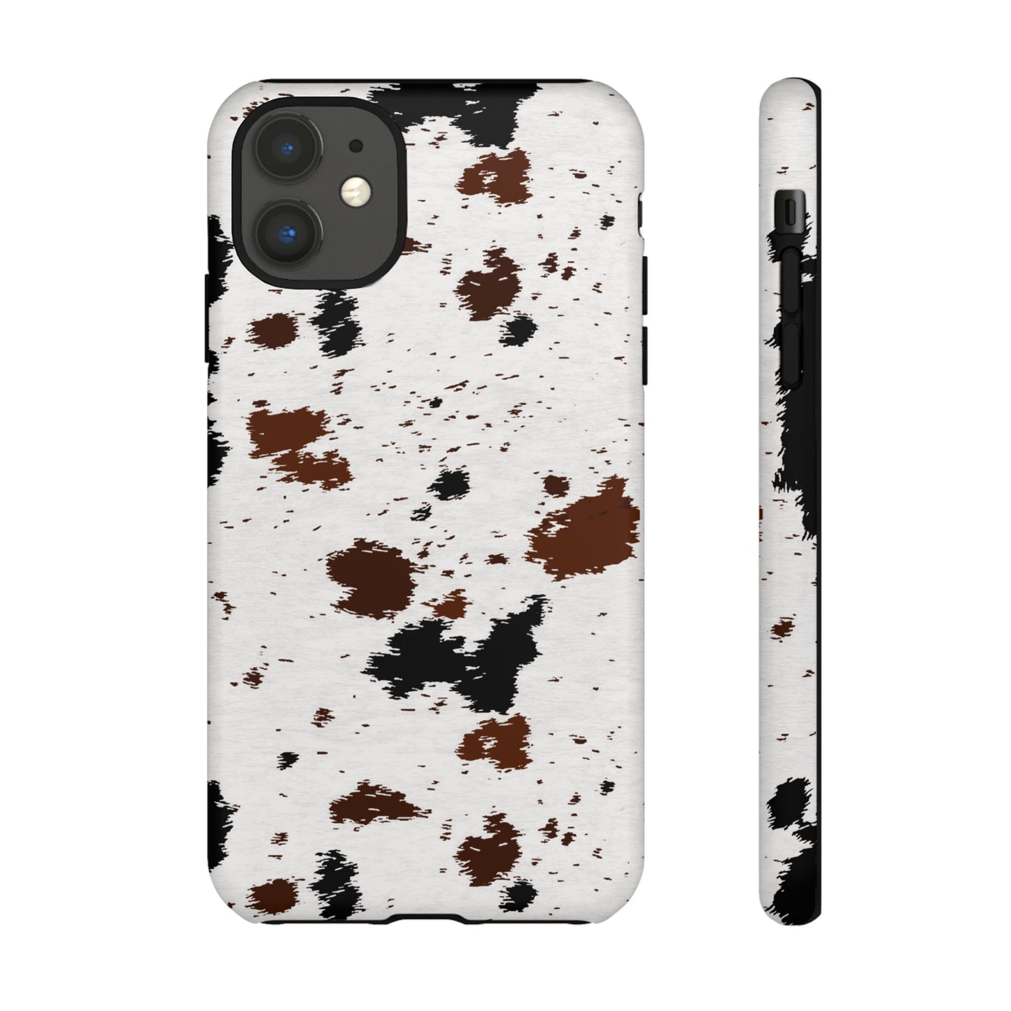 iPHONE Cow Print Tough Phone Case l GIFT FOR HIM AND HER
