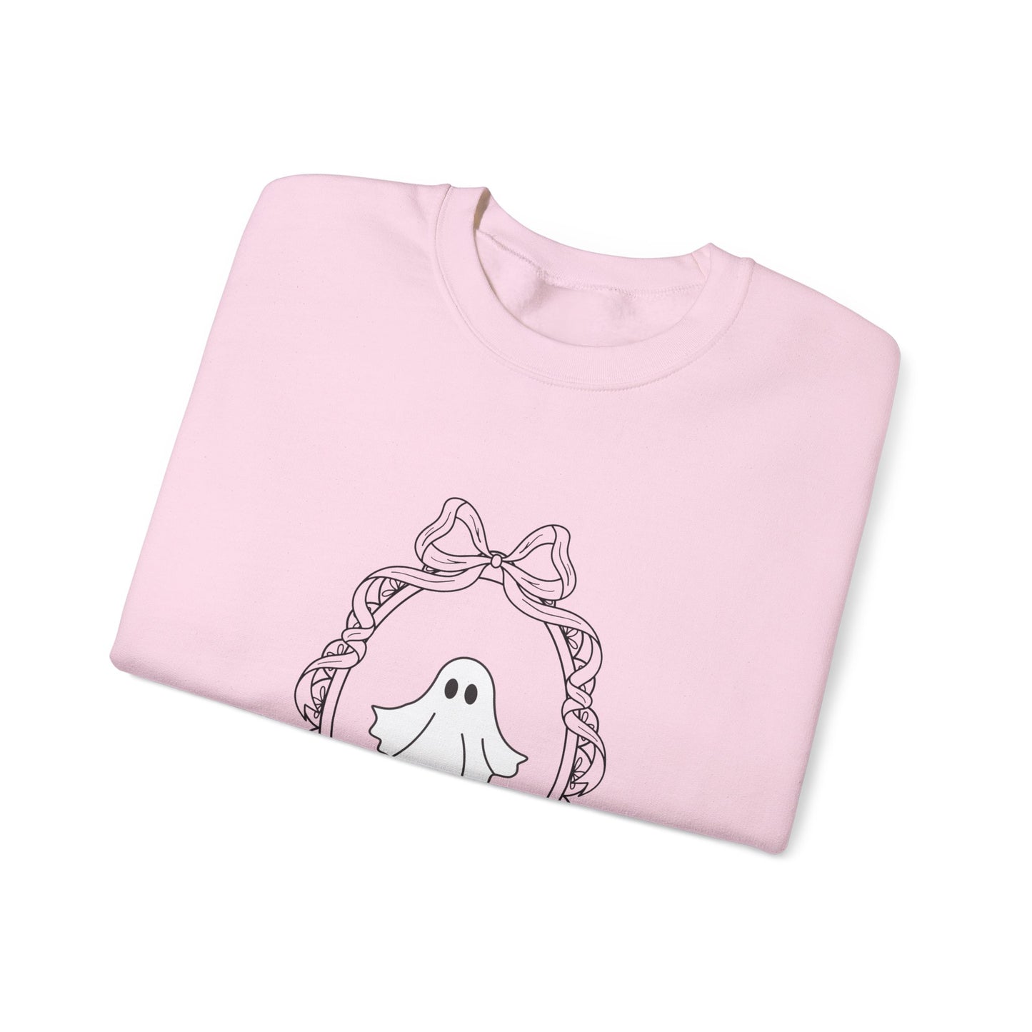 Cute Ghost Crewneck Sweatshirt | Cozy Unisex Fall Apparel, Halloween Outfit, Spooky Season Gift, Casual Comfort