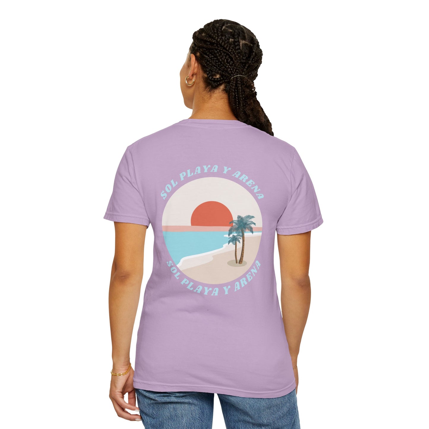 "Sol, Playa, y Arena" Beach Vibe T-Shirt Summer Apparel l Unisex Casual Wear