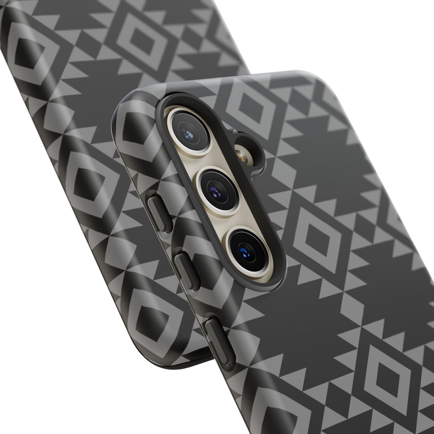 SAMSUNG Tribal Pattern Black and Grey Tough Phone Case | MADE FOR HIM AND HER