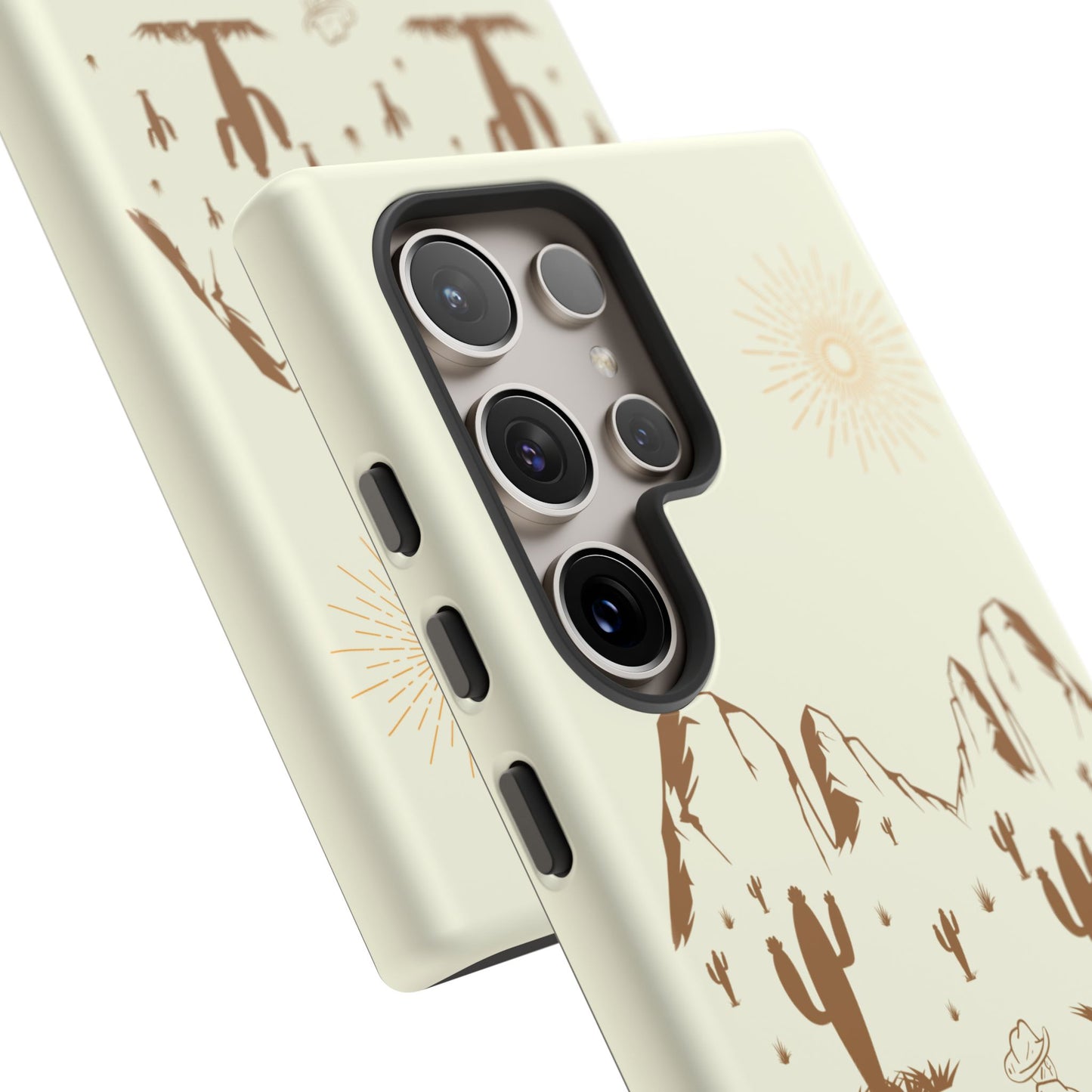 SAMSUNG Cowboy Riding into the Sunset Tough Phone Case