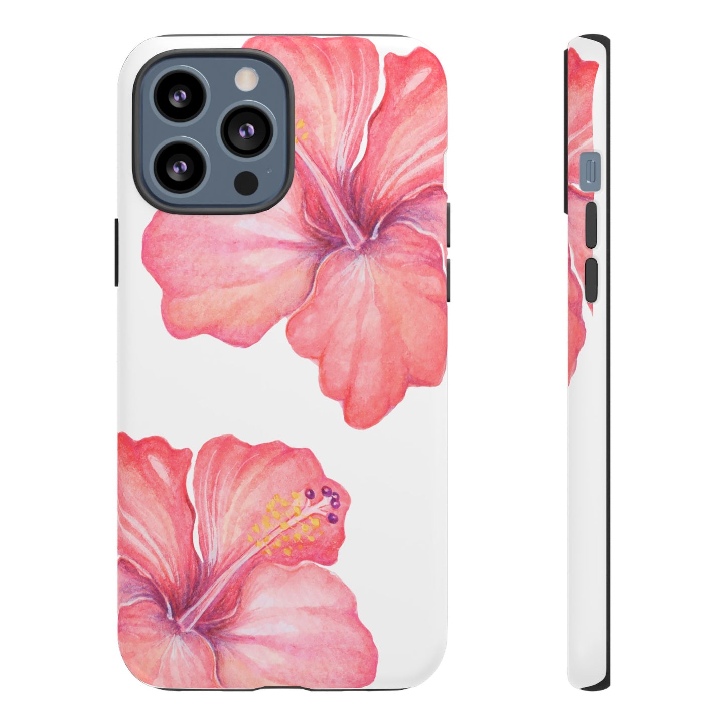 iPHONE Hibiscus Tough Case l Summer Vibe Mobile Case