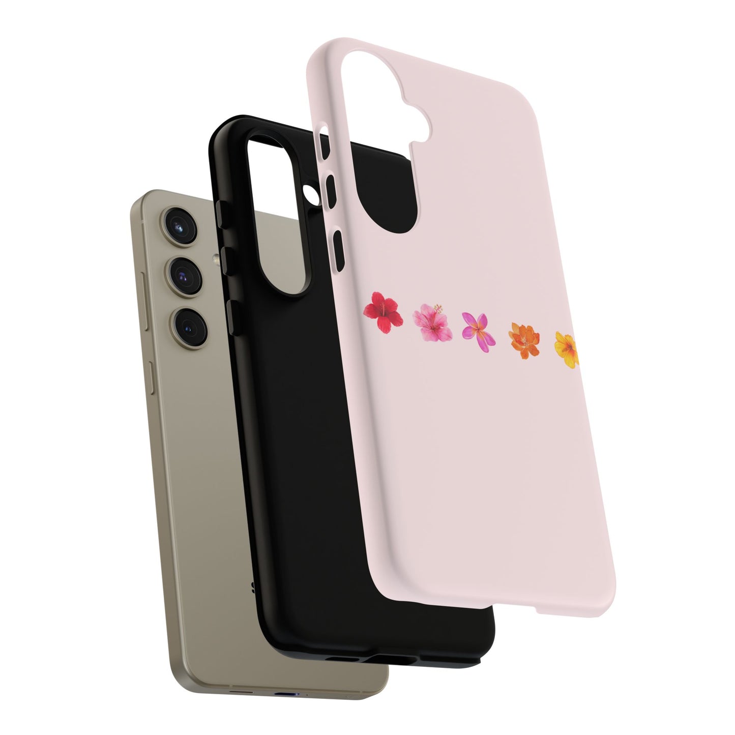 SAMSUNG Flower-Patterned Phone Case l Tough Cases for Women