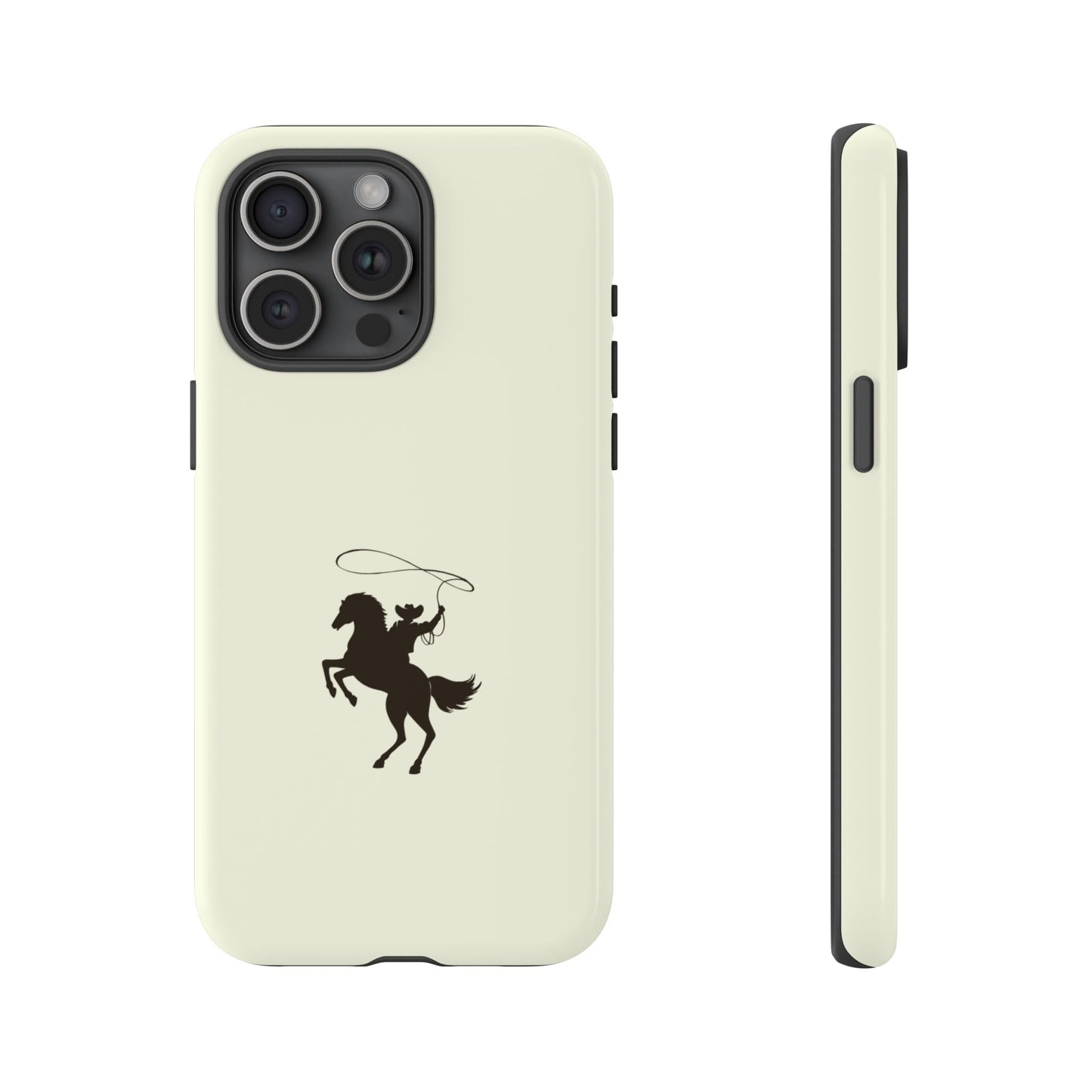 iPHONE Western Horse Rider Phone Case l Durable Phone Cover, Cowboy Style, Tough Case