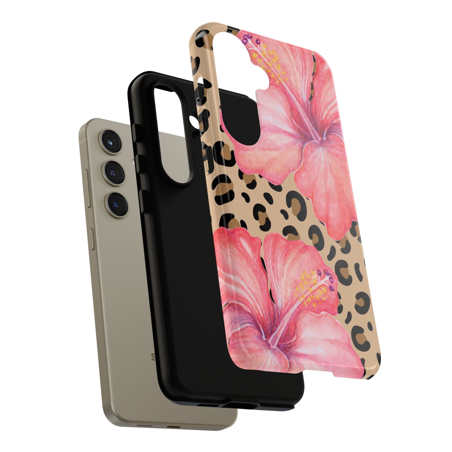 Leopard and Hibiscus SAMSUNG Tough Cases l Perfect for the Summer