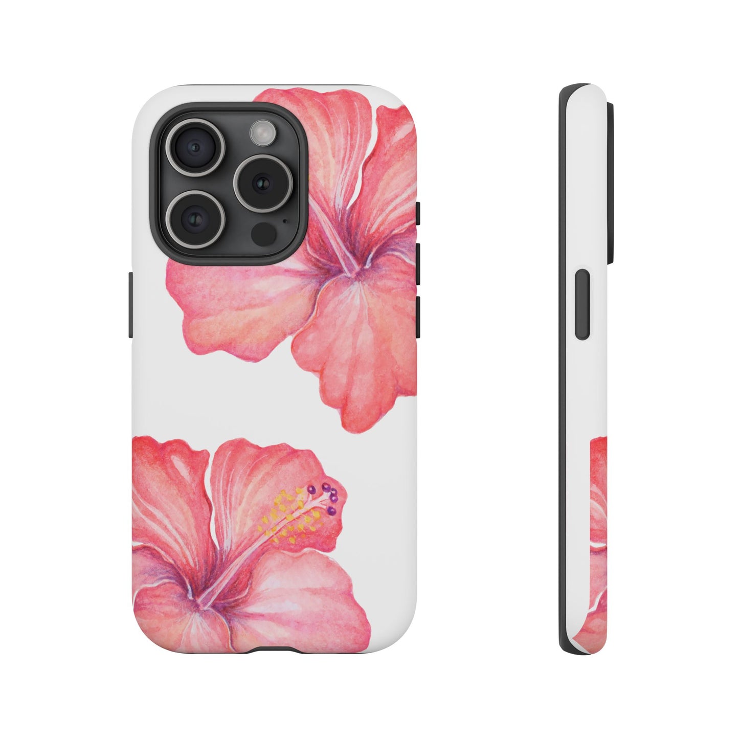iPHONE Hibiscus Tough Case l Summer Vibe Mobile Case