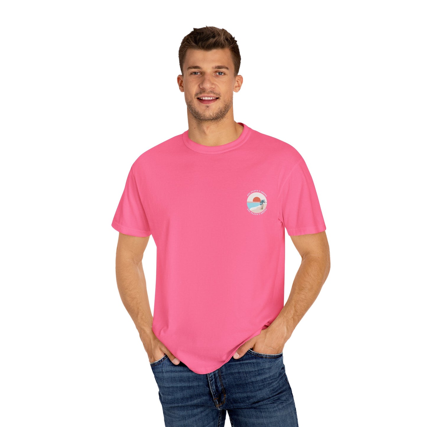 "Sol, Playa, y Arena" Beach Vibe T-Shirt Summer Apparel l Unisex Casual Wear