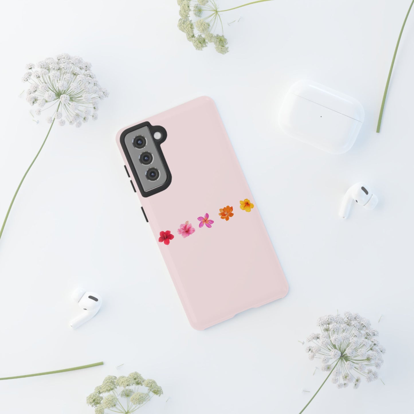 SAMSUNG Flower-Patterned Phone Case l Tough Cases for Women