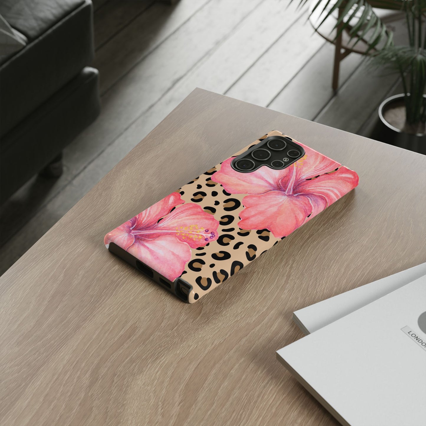 Leopard and Hibiscus SAMSUNG Tough Cases l Perfect for the Summer