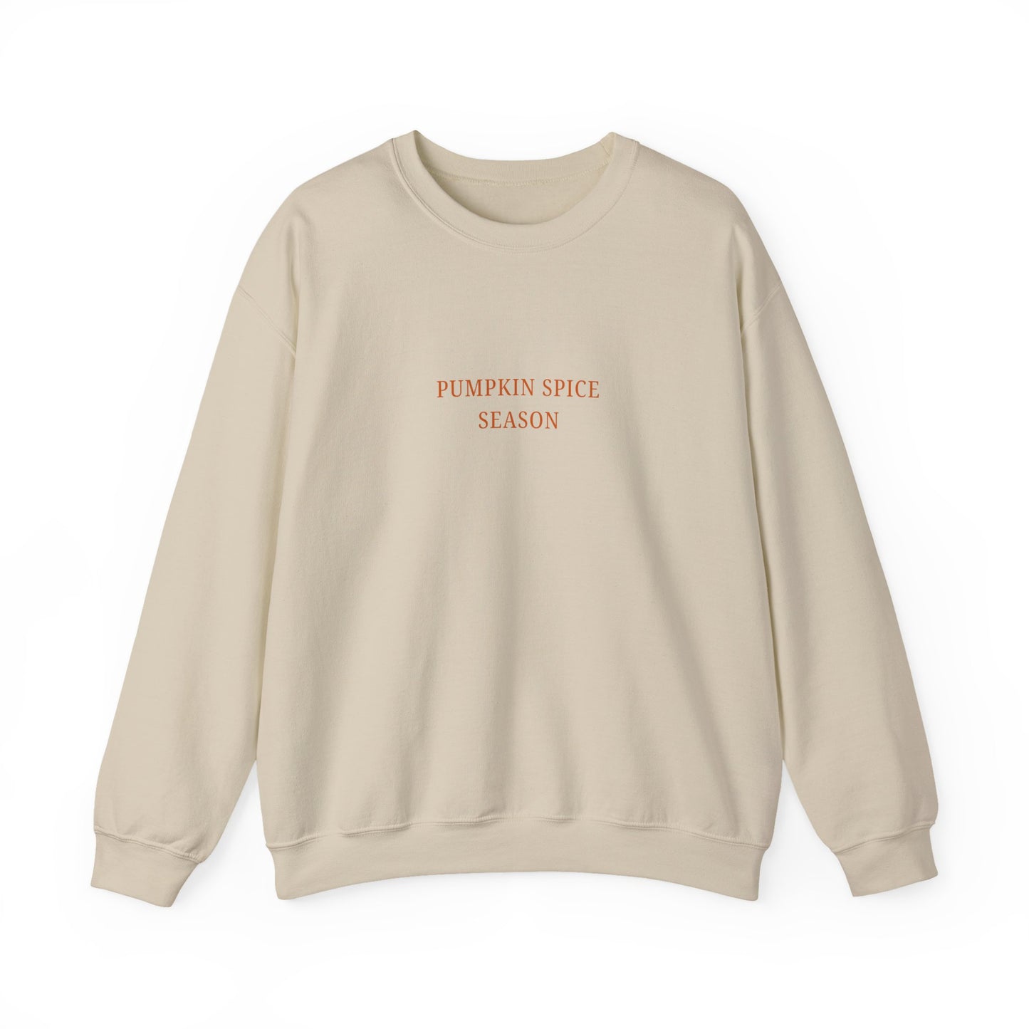 Pumpkin Spice Season Crewneck Sweatshirt | Cozy Fall Fashion, Unisex Sweater, Autumn Apparel, Seasonal Gift, Comfy Casual Wear