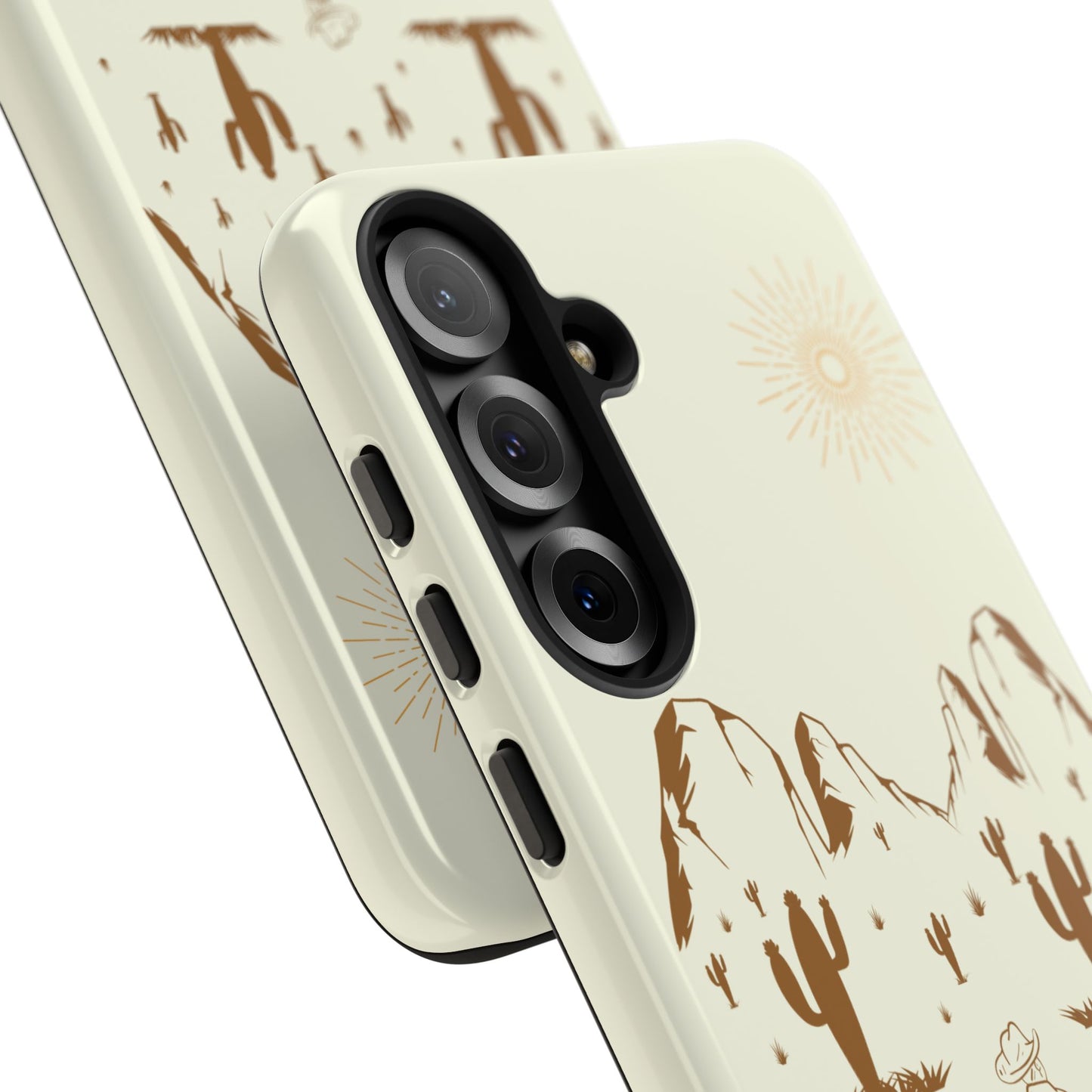 SAMSUNG Cowboy Riding into the Sunset Tough Phone Case