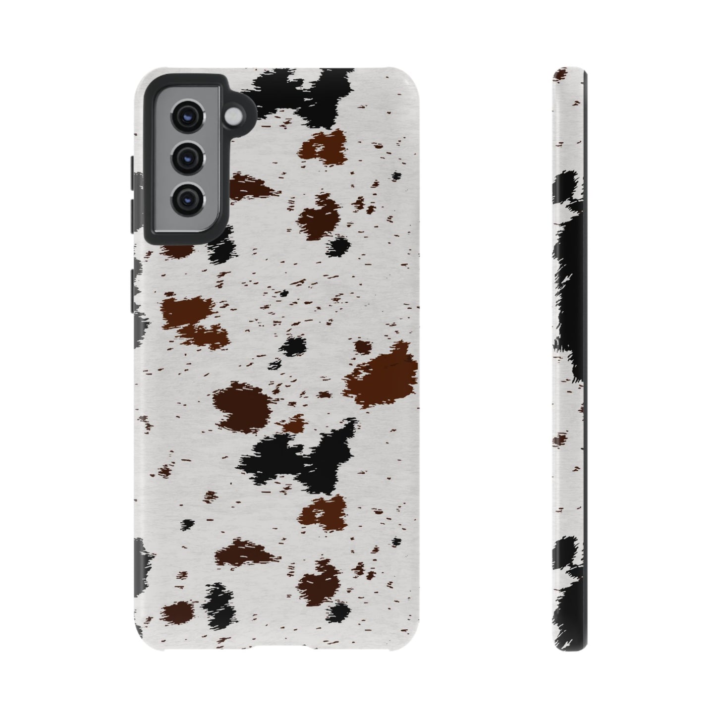 SAMSUNG Cow Print Tough Phone Case l GIFT FOR HIM AND HER