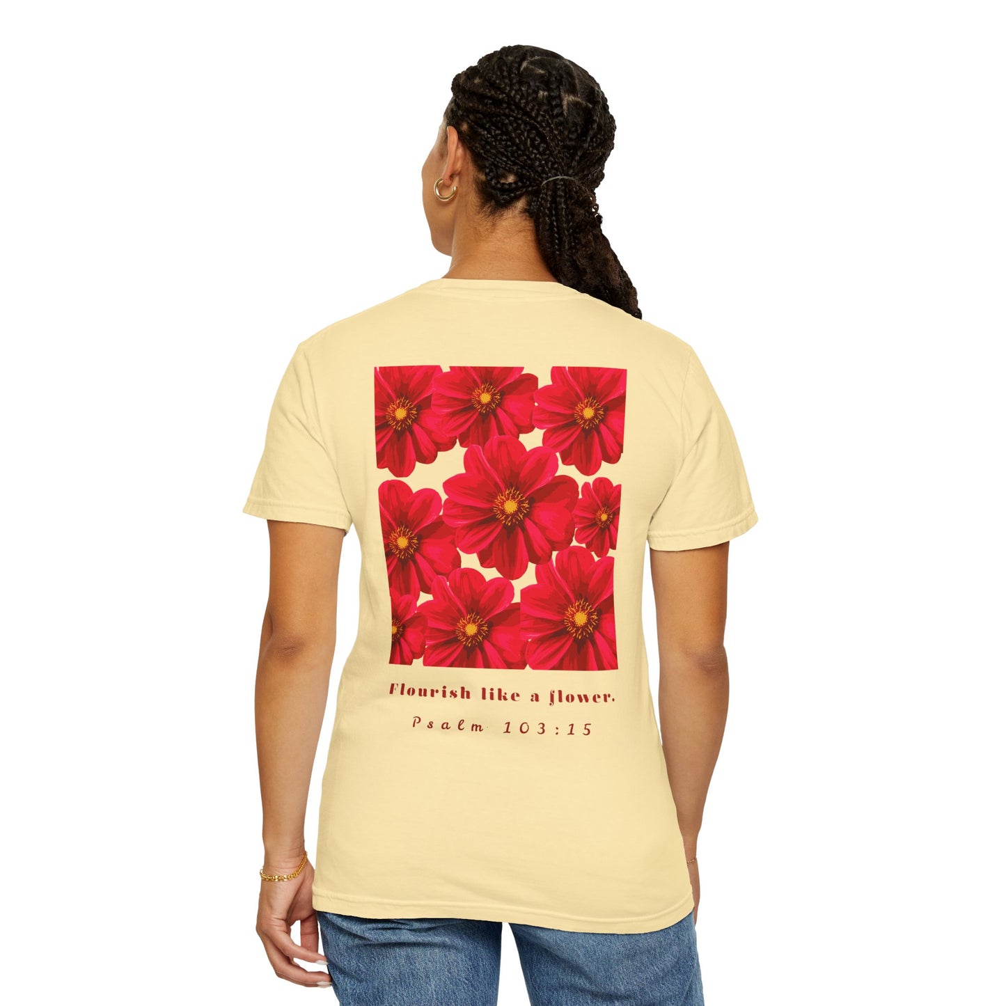 Floral Quote T-shirt l Gift for Her, Casual Wear, Daily Style