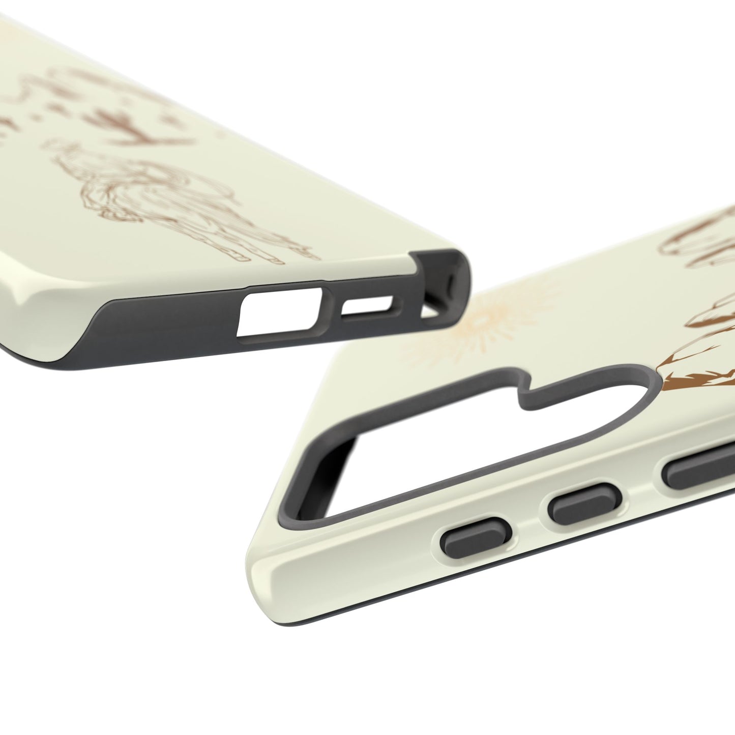 SAMSUNG Cowboy Riding into the Sunset Tough Phone Case