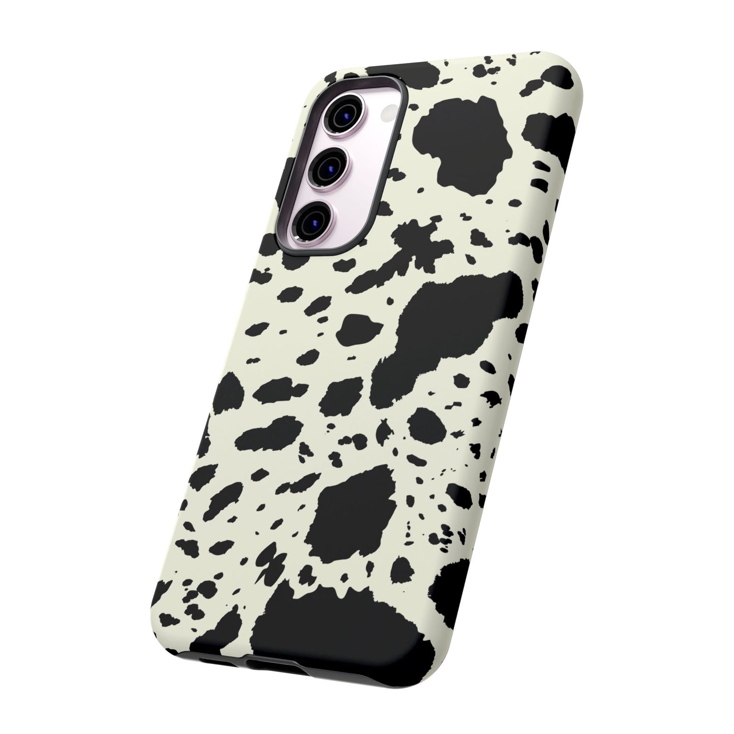 SAMSUNG Cow Print Tough Phone Cases l Durable Protection