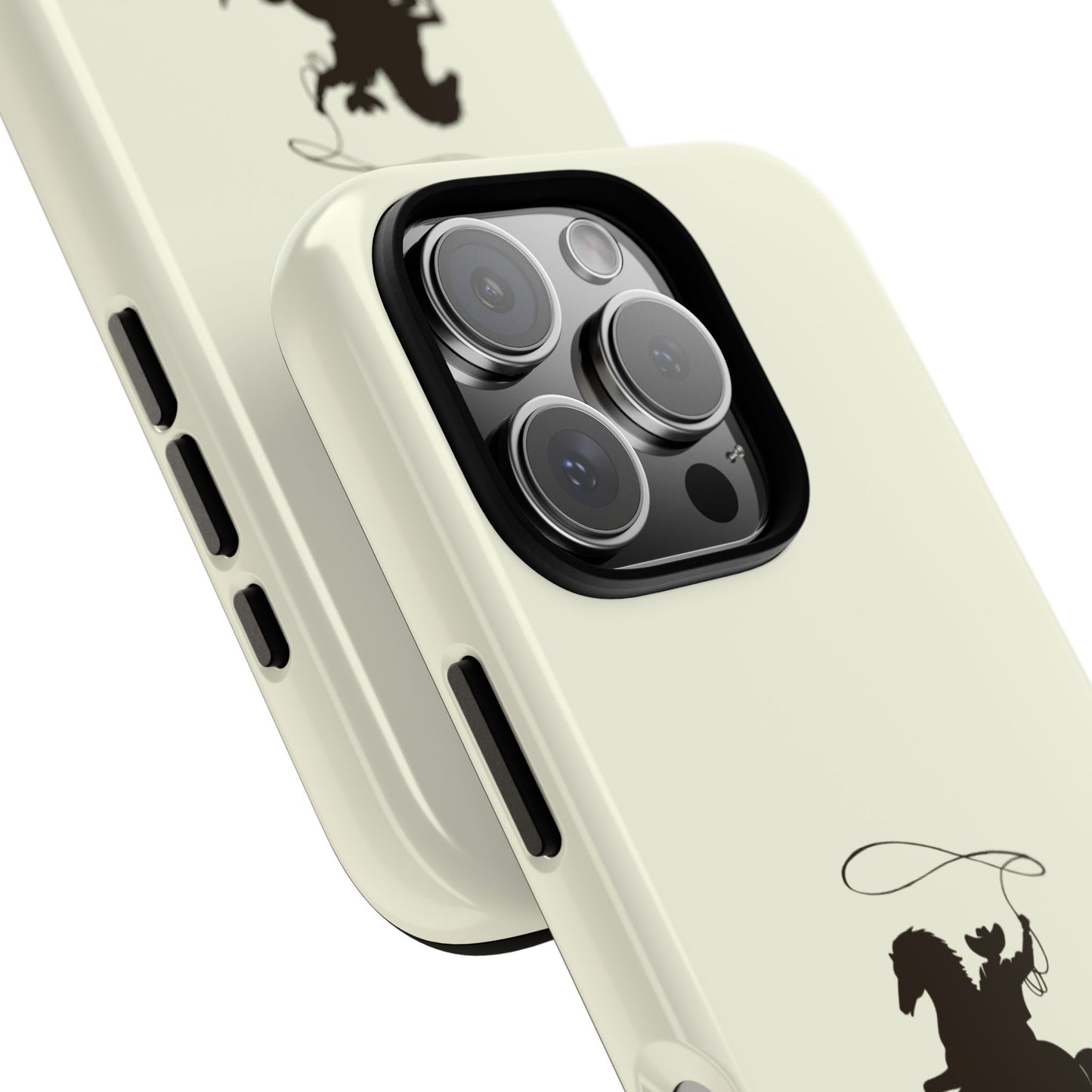 iPHONE Western Horse Rider Phone Case l Durable Phone Cover, Cowboy Style, Tough Case