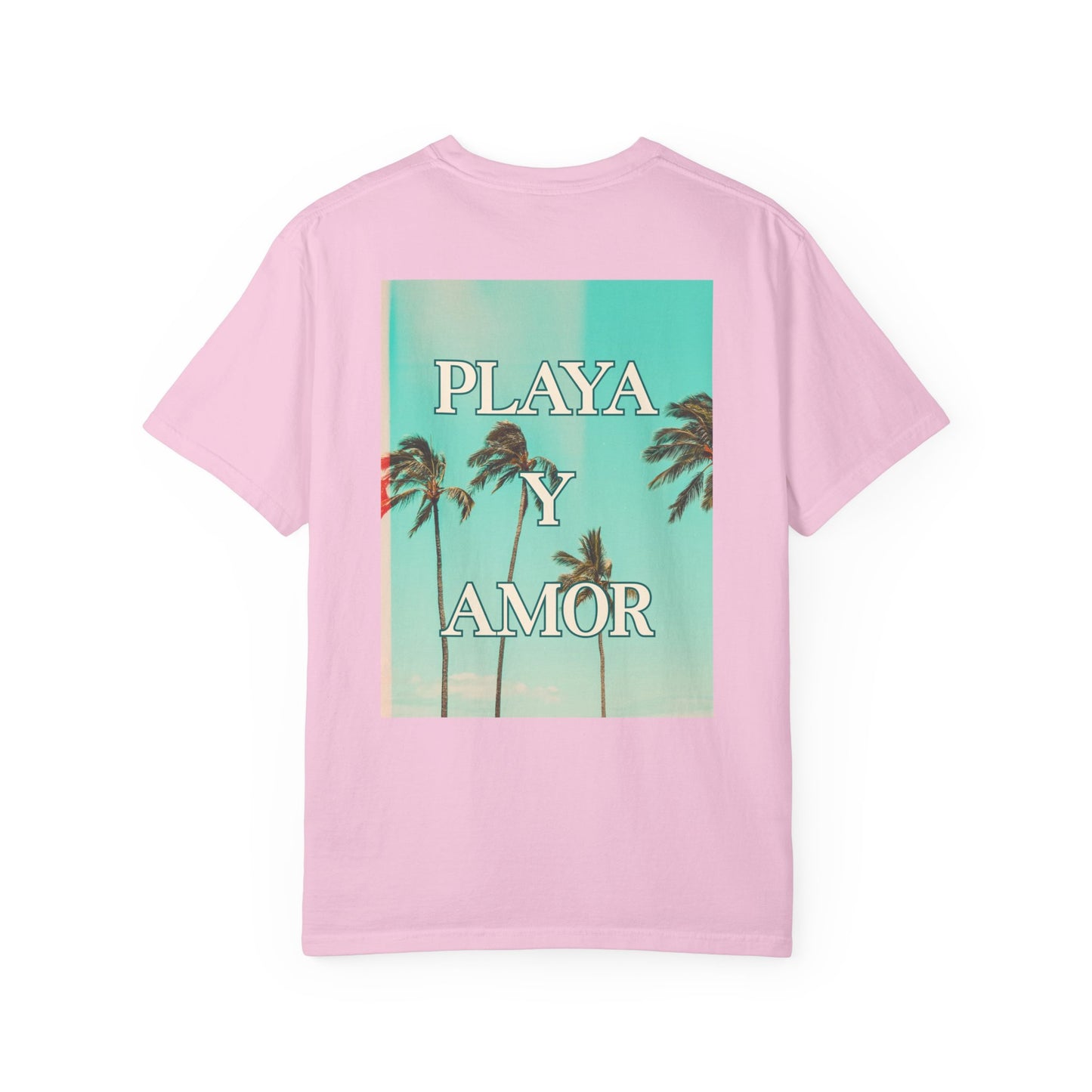 Playa y Amor T-Shirt l Tropical Graphic Tee, Summer Vibes Shirt