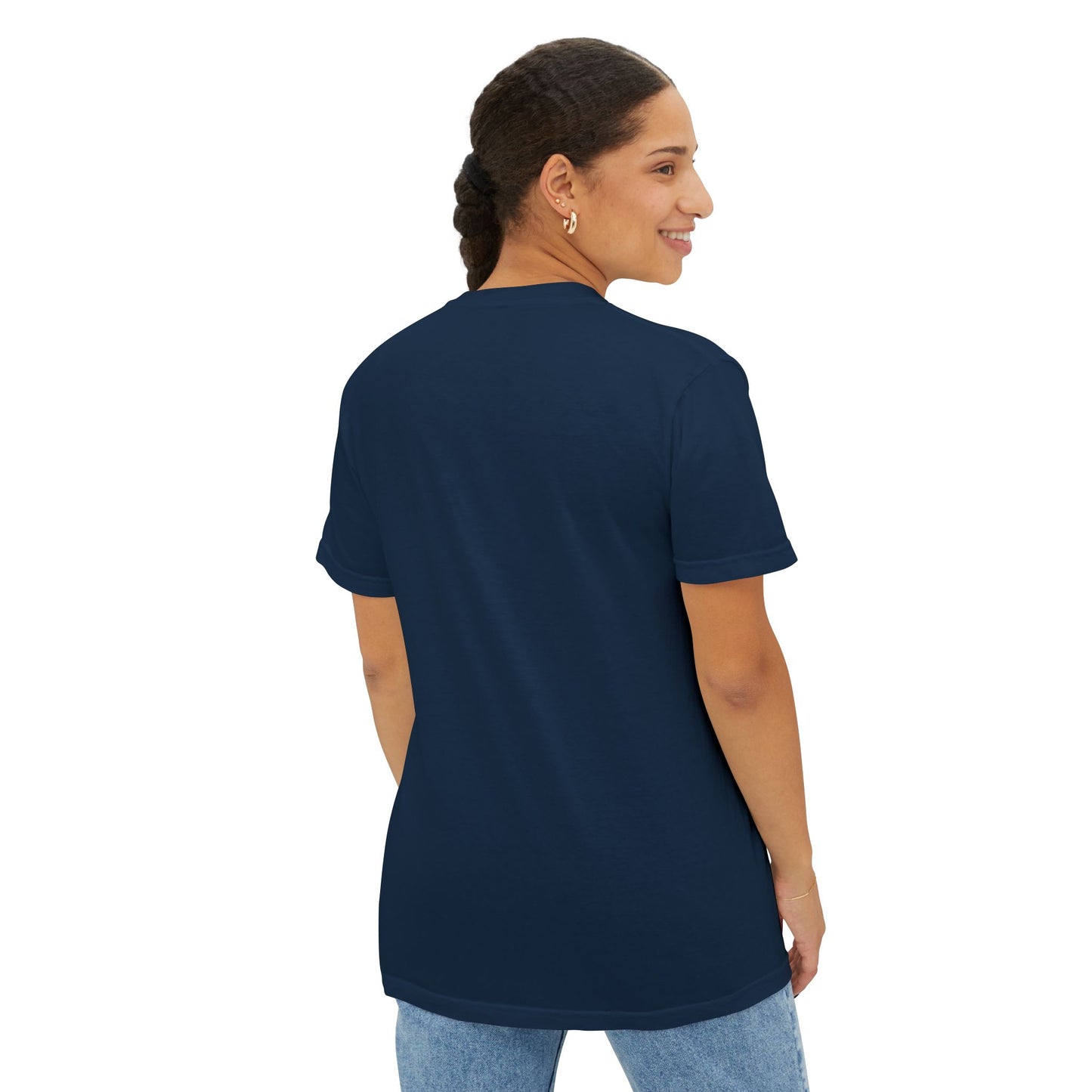 "Wish you were here" Unisex Garment-Dyed Pocket T-Shirt l Casual Everyday Tee, Comfortable Relaxed Fit
