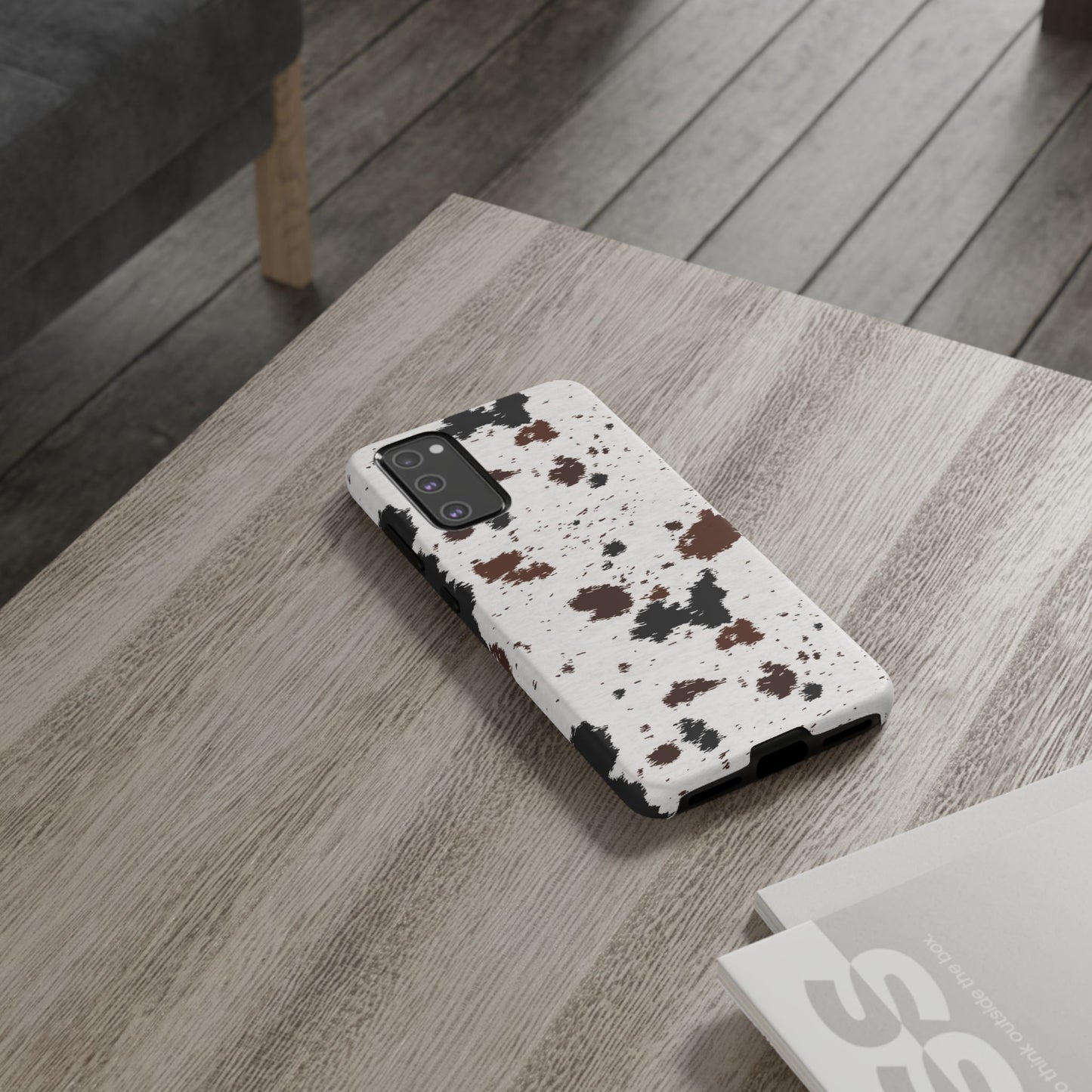 SAMSUNG Cow Print Tough Phone Case l GIFT FOR HIM AND HER