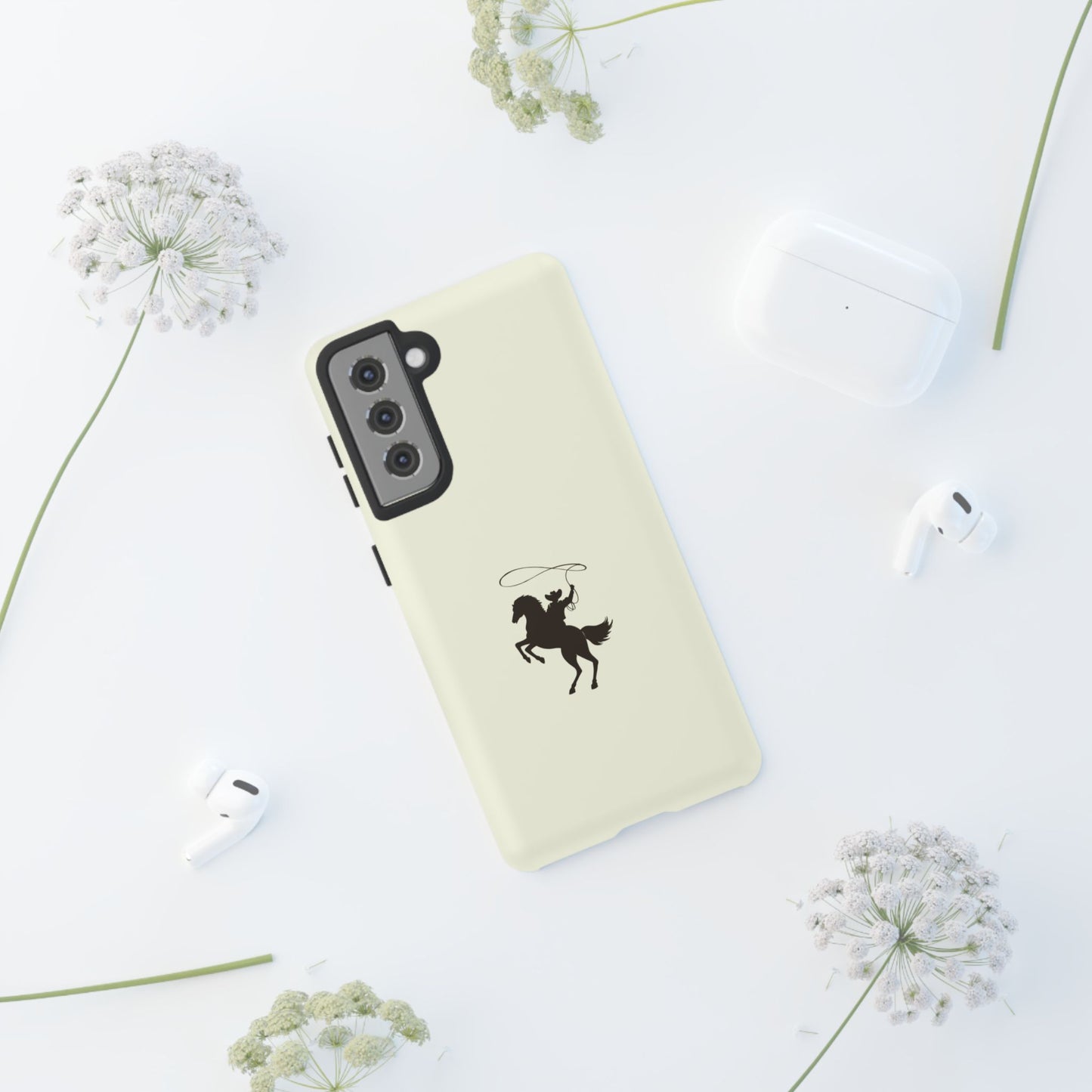 SAMSUNG Western Horse Rider Phone Case l Durable Phone Cover, Cowboy Style, Tough Case